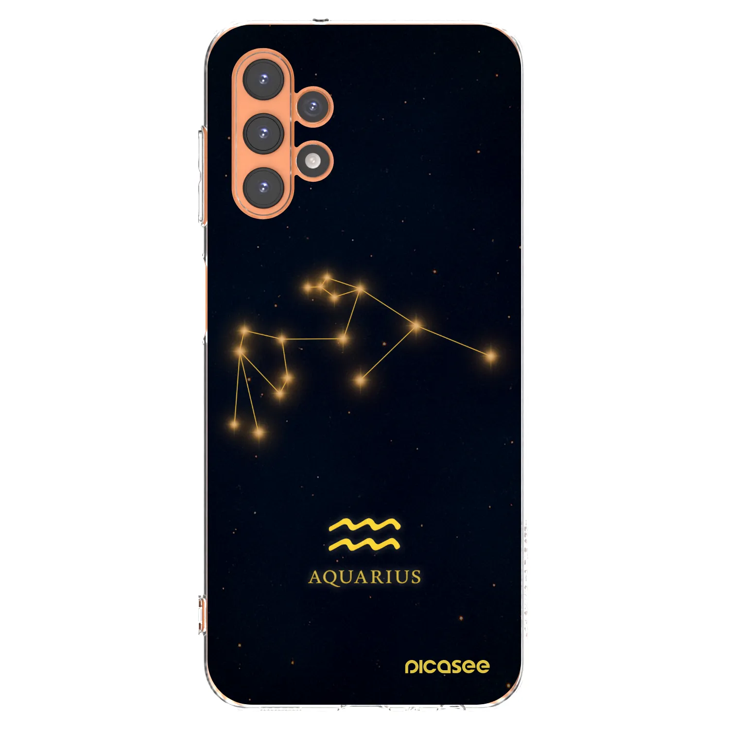 Picasee átlátszó szilikon tok az alábbi mobiltelefonokra Samsung Galaxy A13 4G A135 - AQUARIUS
