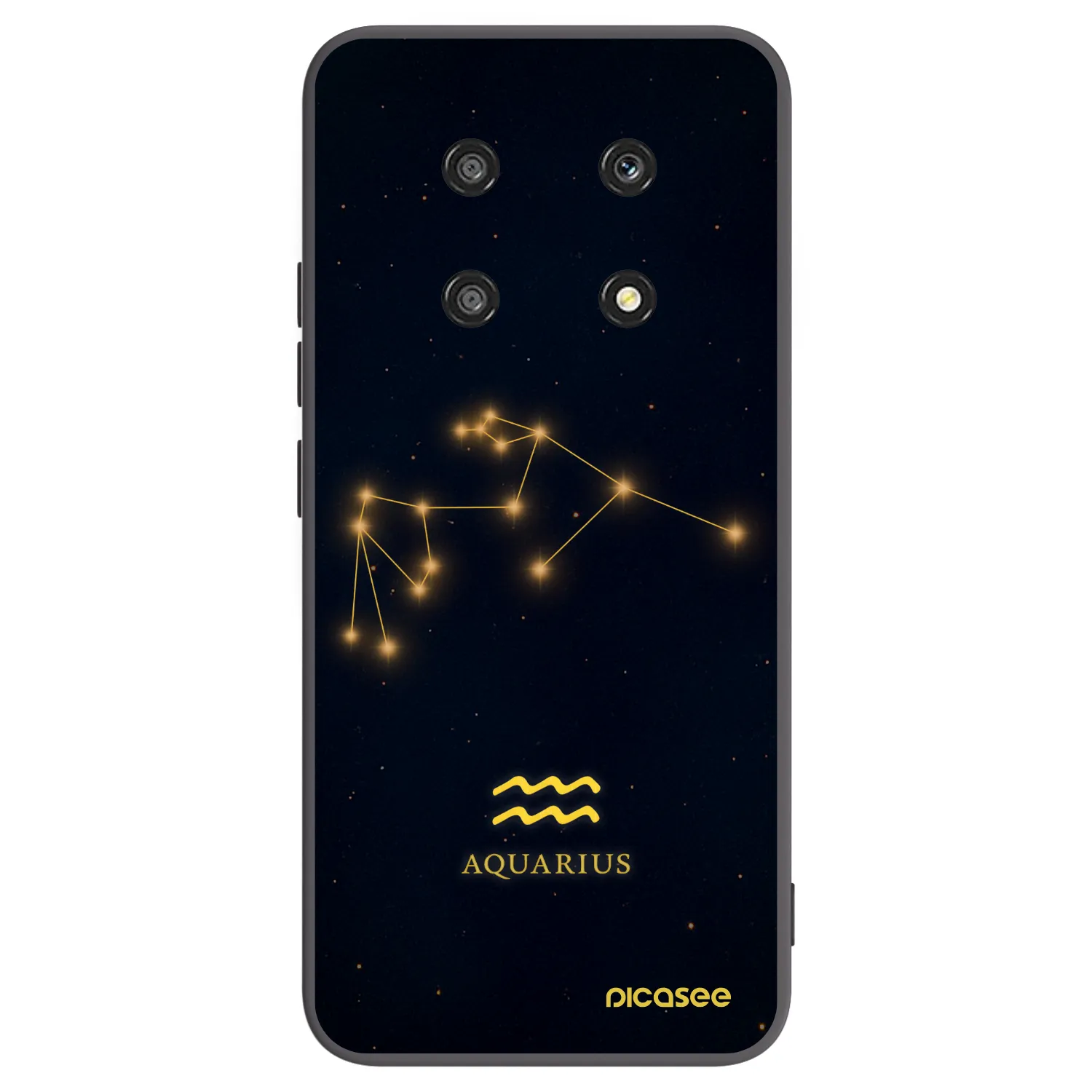 Picasee fekete szilikon tok az alábbi mobiltelefonokra Honor Magic4 Lite 5G - AQUARIUS