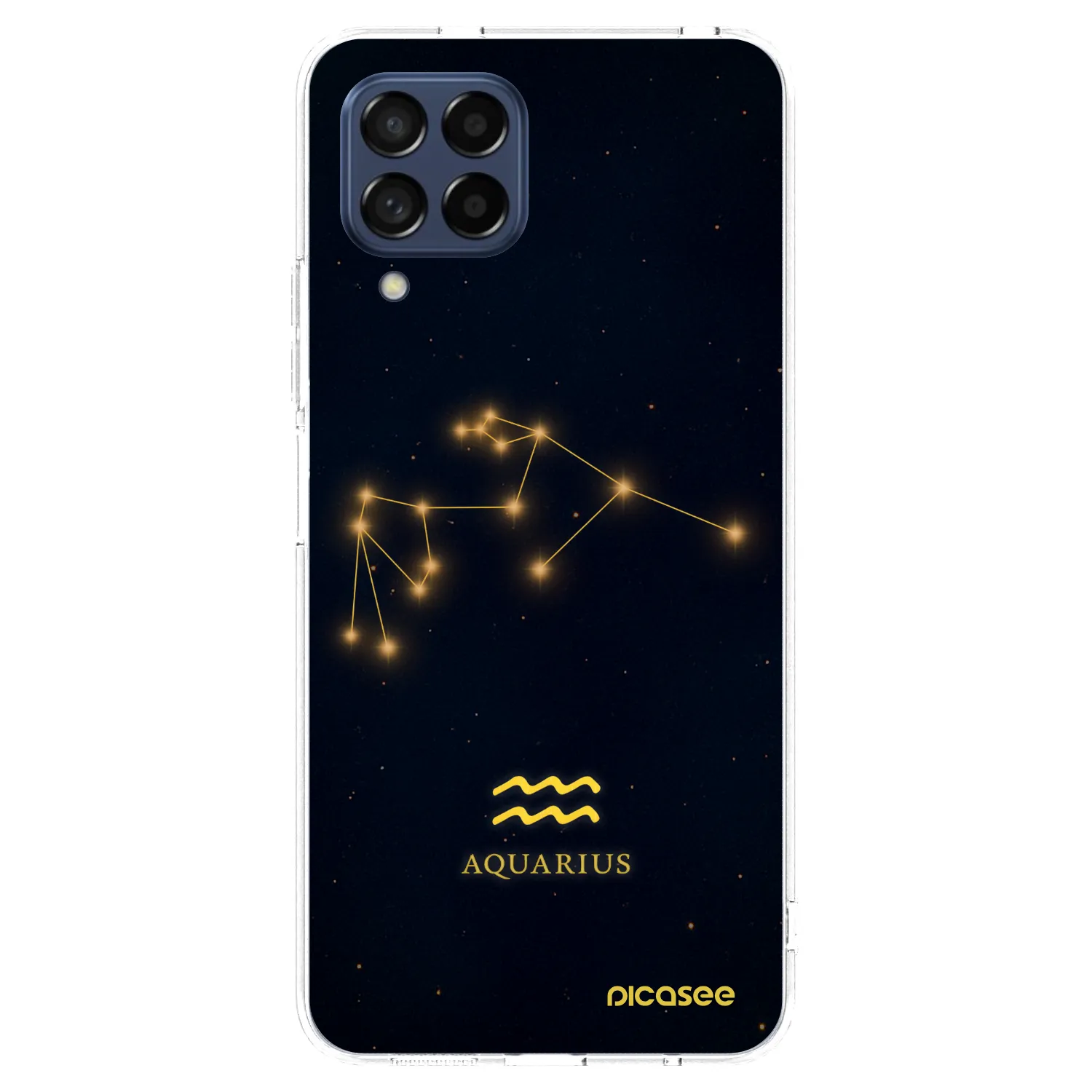 Picasee átlátszó szilikon tok az alábbi mobiltelefonokra Samsung Galaxy M53 5G - AQUARIUS