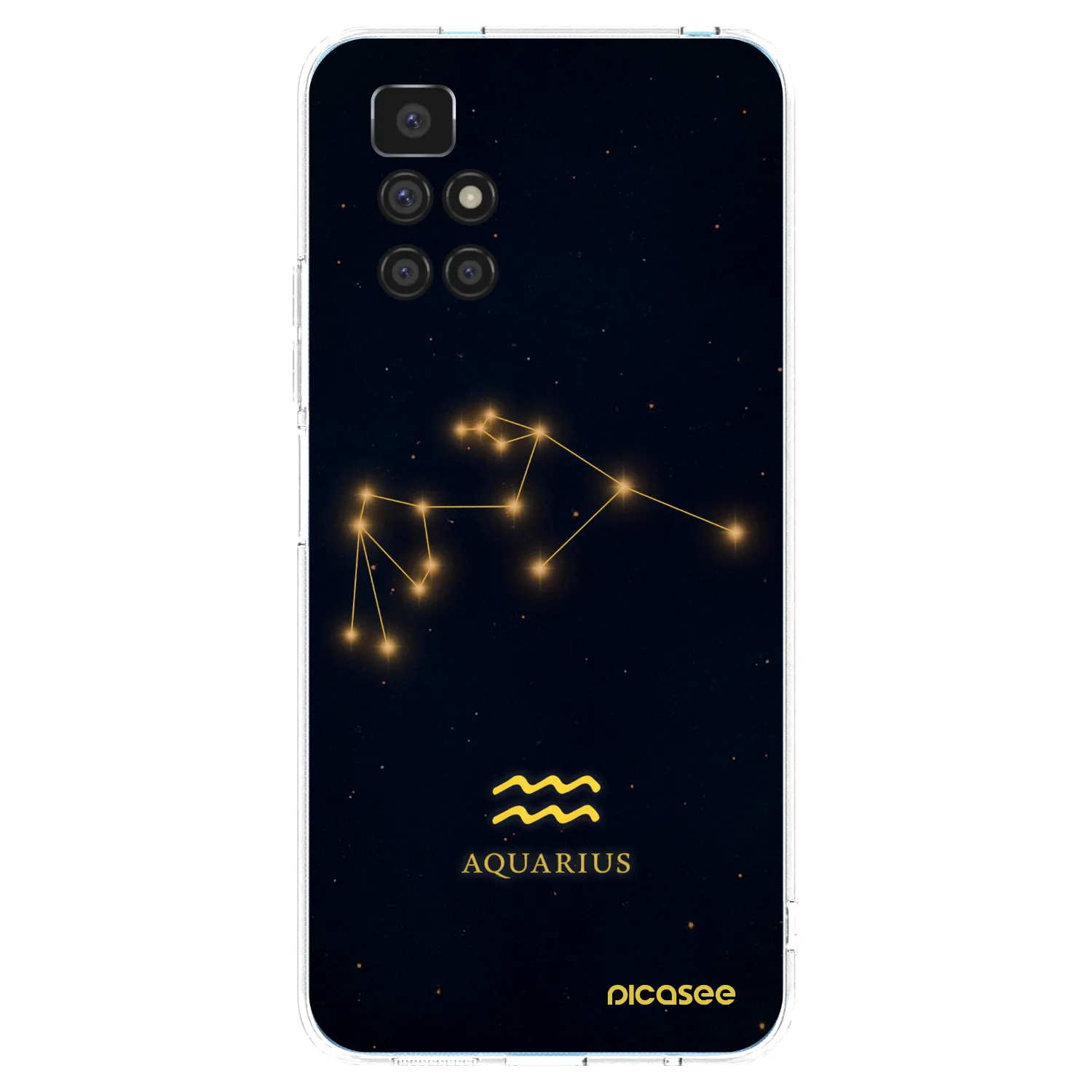 Picasee átlátszó szilikon tok az alábbi mobiltelefonokra Xiaomi Redmi 10 (2022) - AQUARIUS