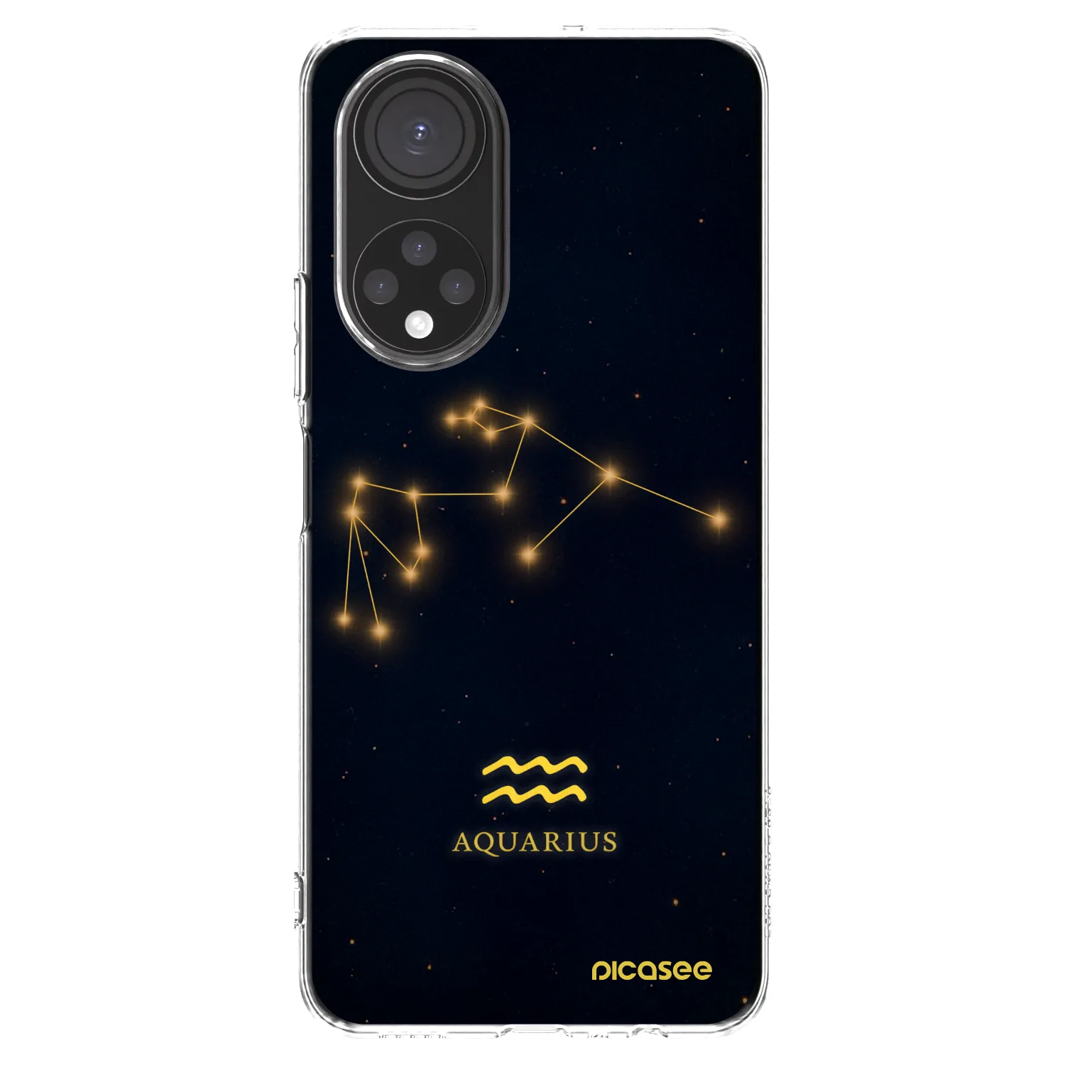 Picasee átlátszó szilikon tok az alábbi mobiltelefonokra Honor X7 - AQUARIUS