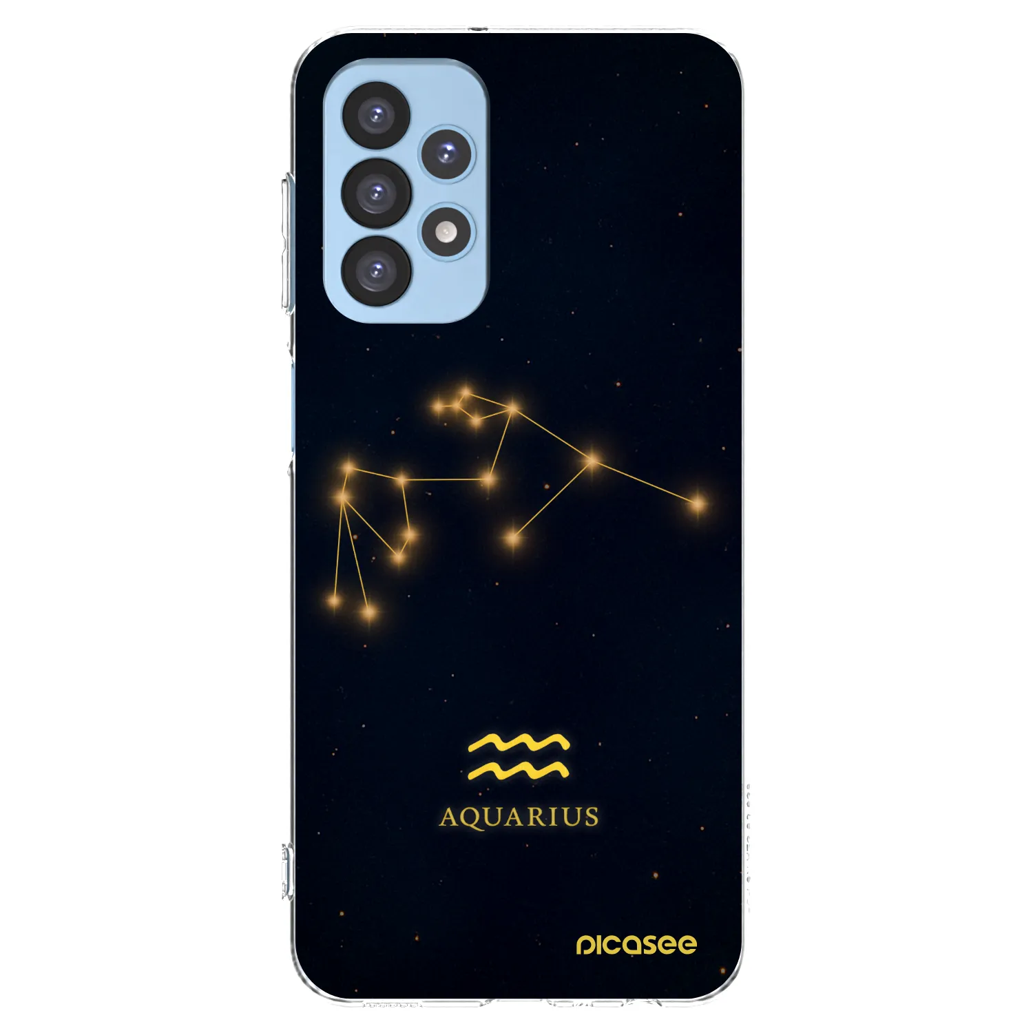 Picasee átlátszó szilikon tok az alábbi mobiltelefonokra Samsung Galaxy A23 A235F 4G - AQUARIUS