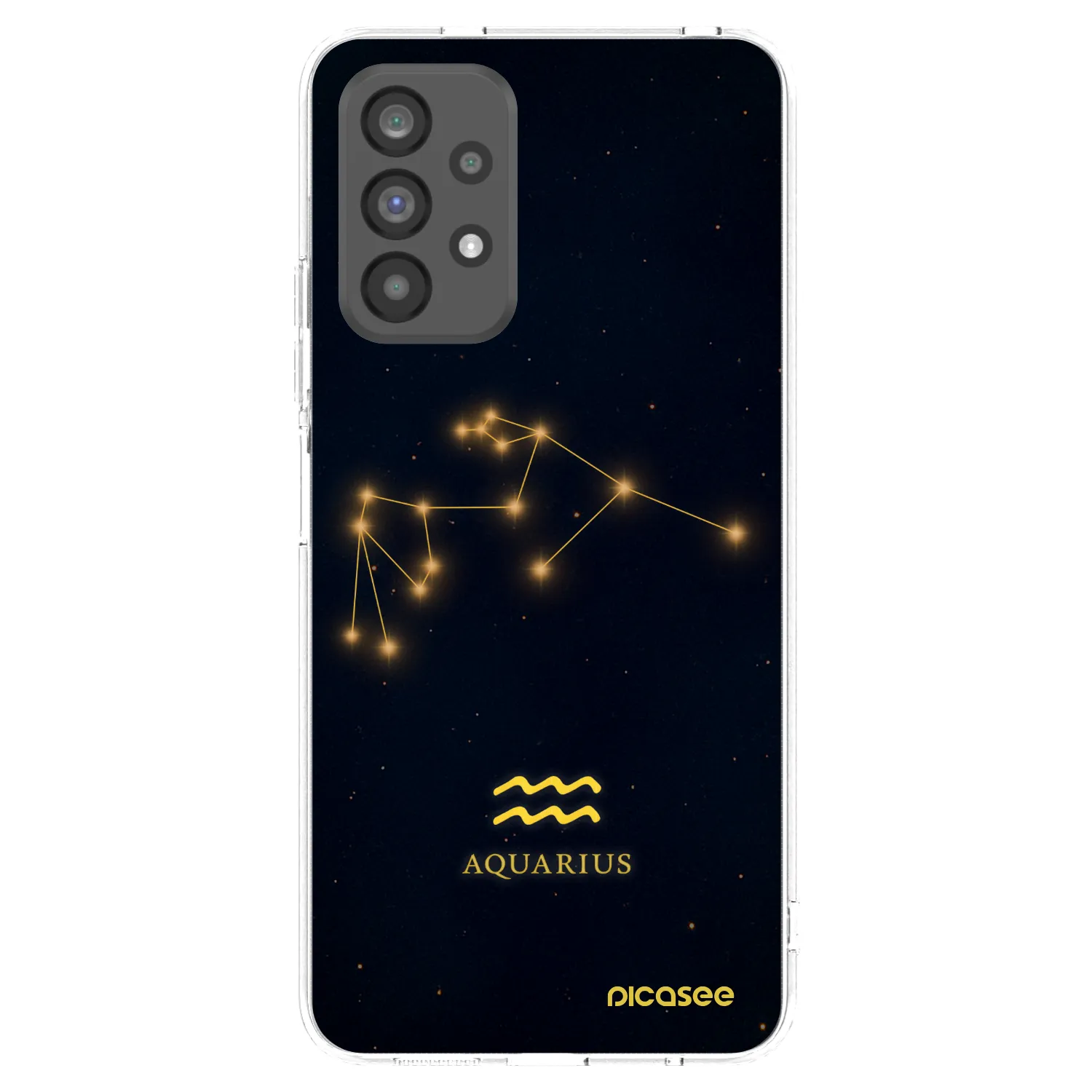 Picasee átlátszó szilikon tok az alábbi mobiltelefonokra Samsung Galaxy A73 5G - AQUARIUS