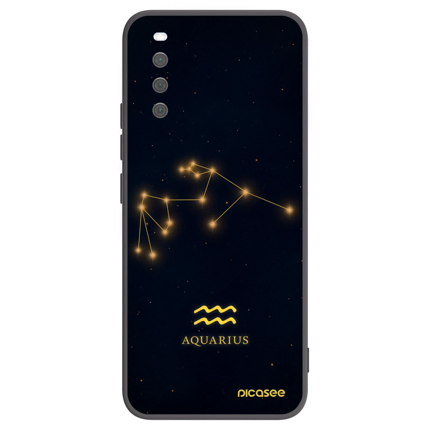 Picasee fekete szilikon tok az alábbi mobiltelefonokra Sony Xperia 10 III - AQUARIUS