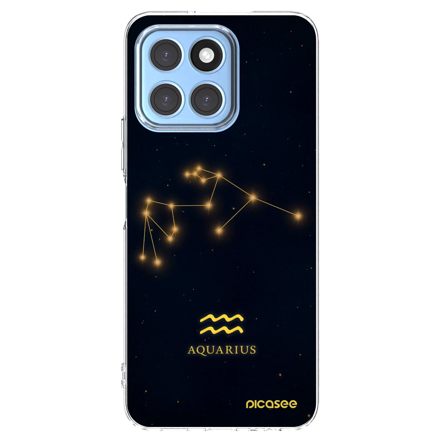 Picasee átlátszó szilikon tok az alábbi mobiltelefonokra Honor X8 5G - AQUARIUS