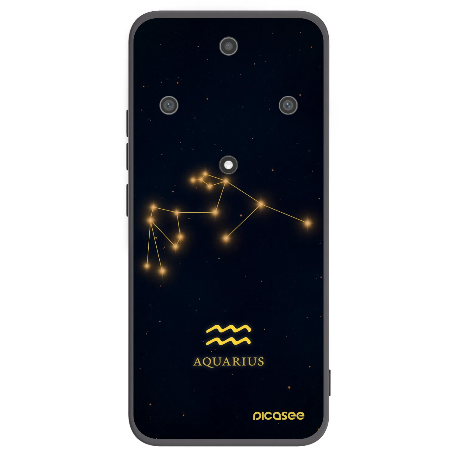 Picasee fekete szilikon tok az alábbi mobiltelefonokra Honor Magic5 Lite 5G - AQUARIUS