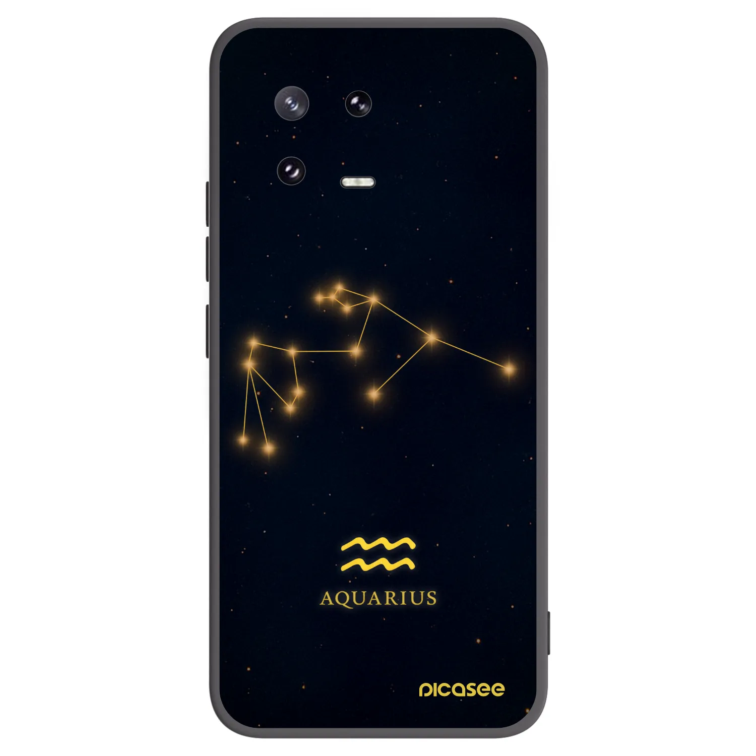 Picasee fekete szilikon tok az alábbi mobiltelefonokra Xiaomi 13 Pro - AQUARIUS