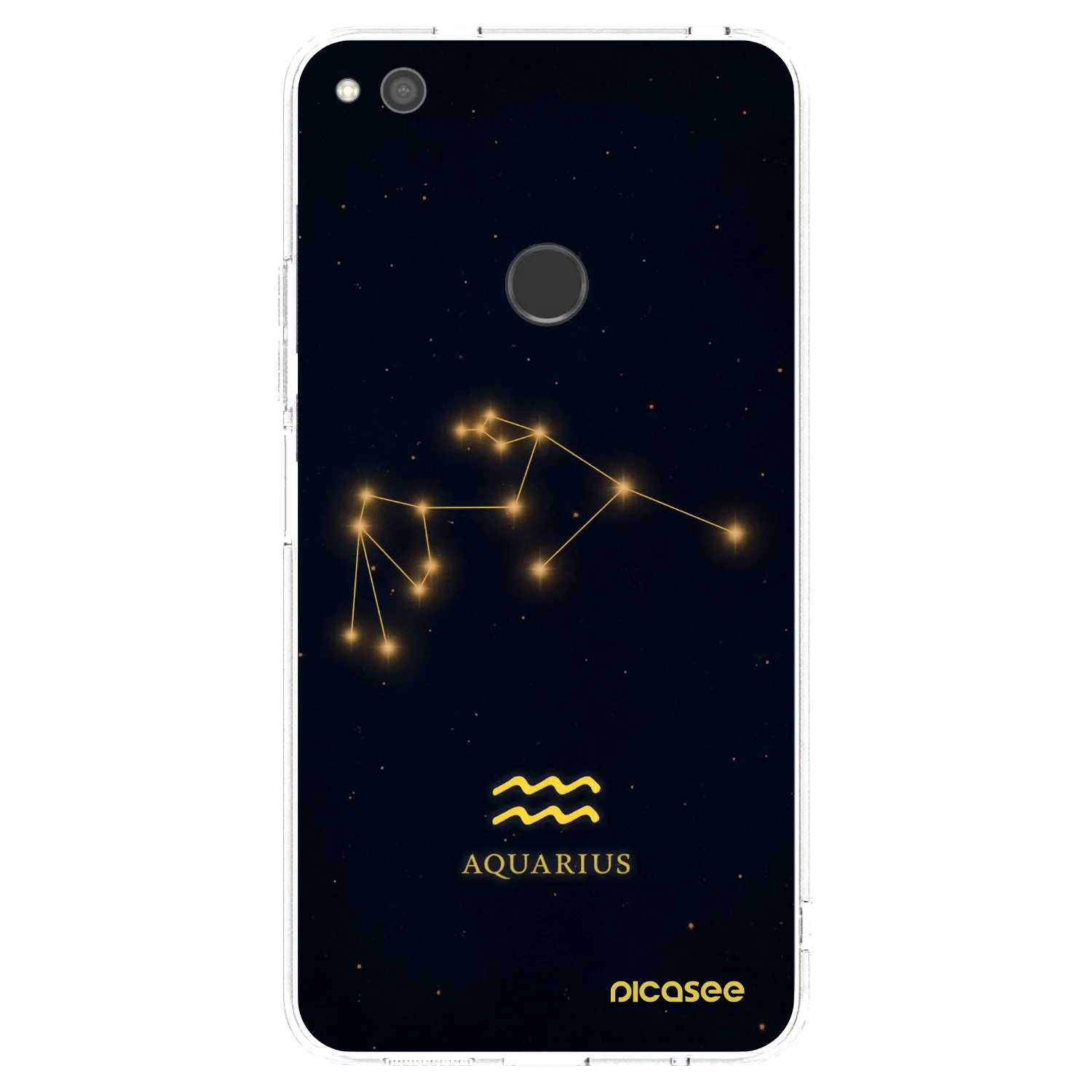 Picasee átlátszó szilikon tok az alábbi mobiltelefonokra Huawei P9 Lite 2017 - AQUARIUS