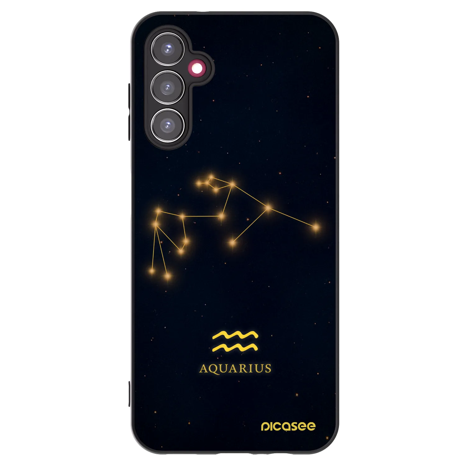 Picasee fekete szilikon tok az alábbi mobiltelefonokra Samsung Galaxy A14 5G A146P - AQUARIUS