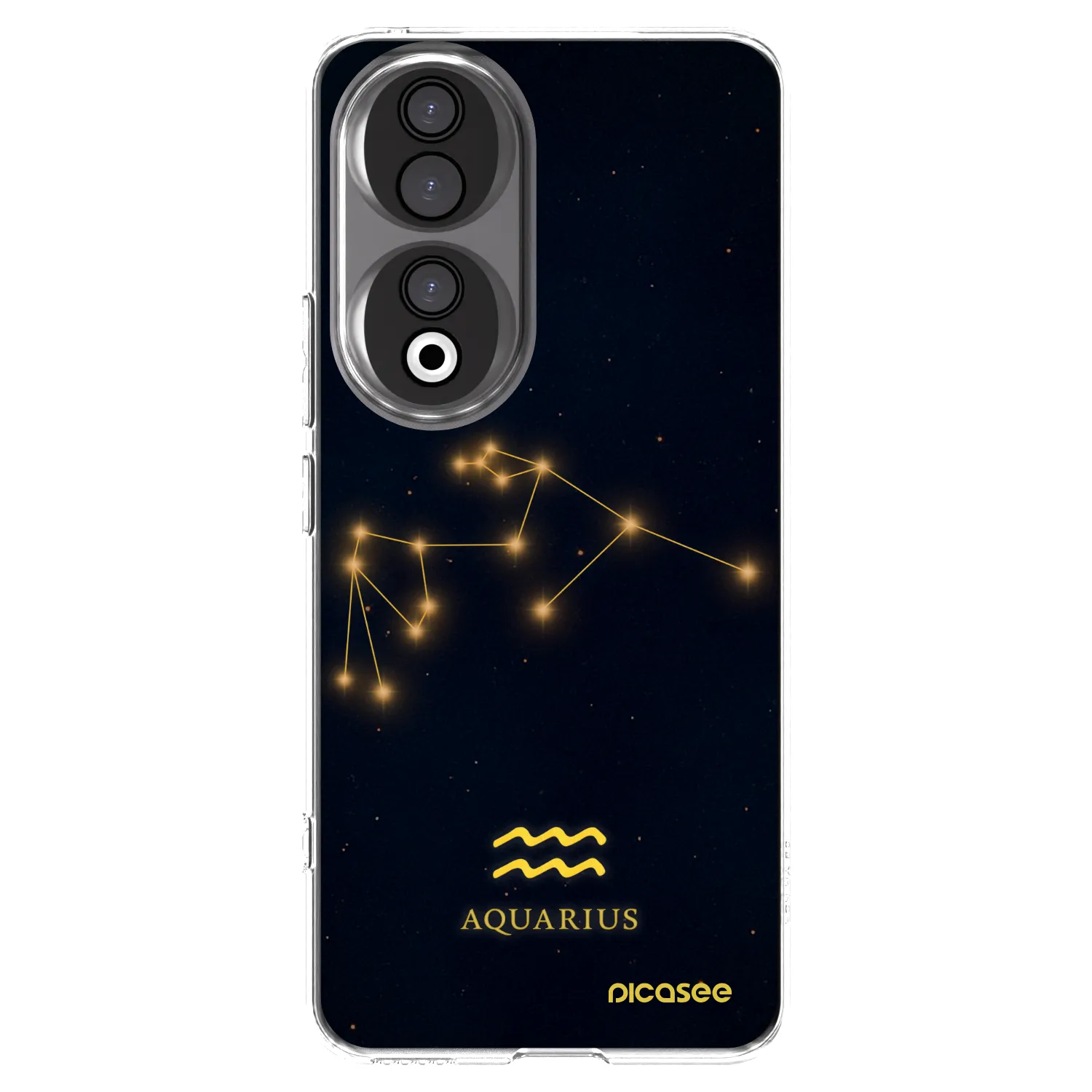 Picasee átlátszó szilikon tok az alábbi mobiltelefonokra Honor 90 5G - AQUARIUS