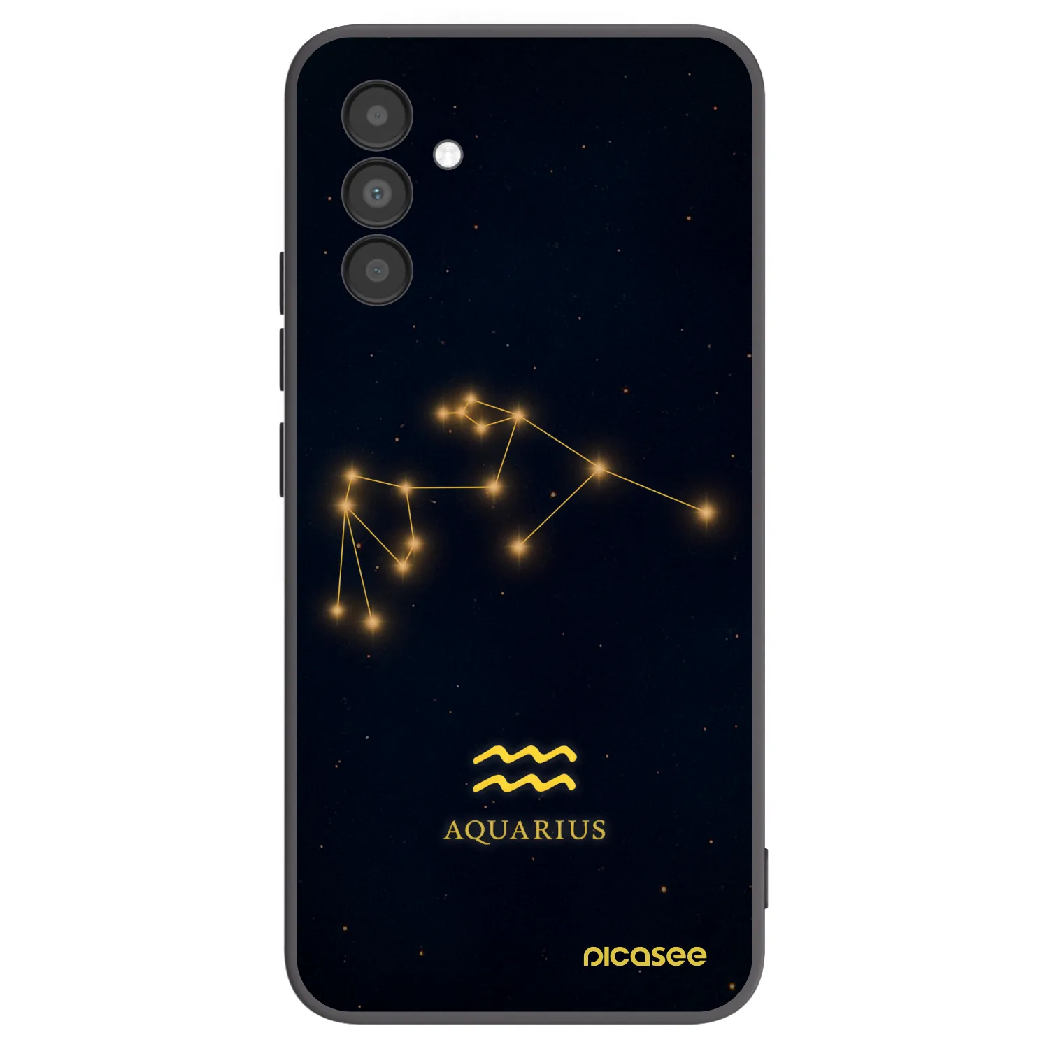 Picasee fekete szilikon tok az alábbi mobiltelefonokra Samsung Galaxy A04s A047F - AQUARIUS