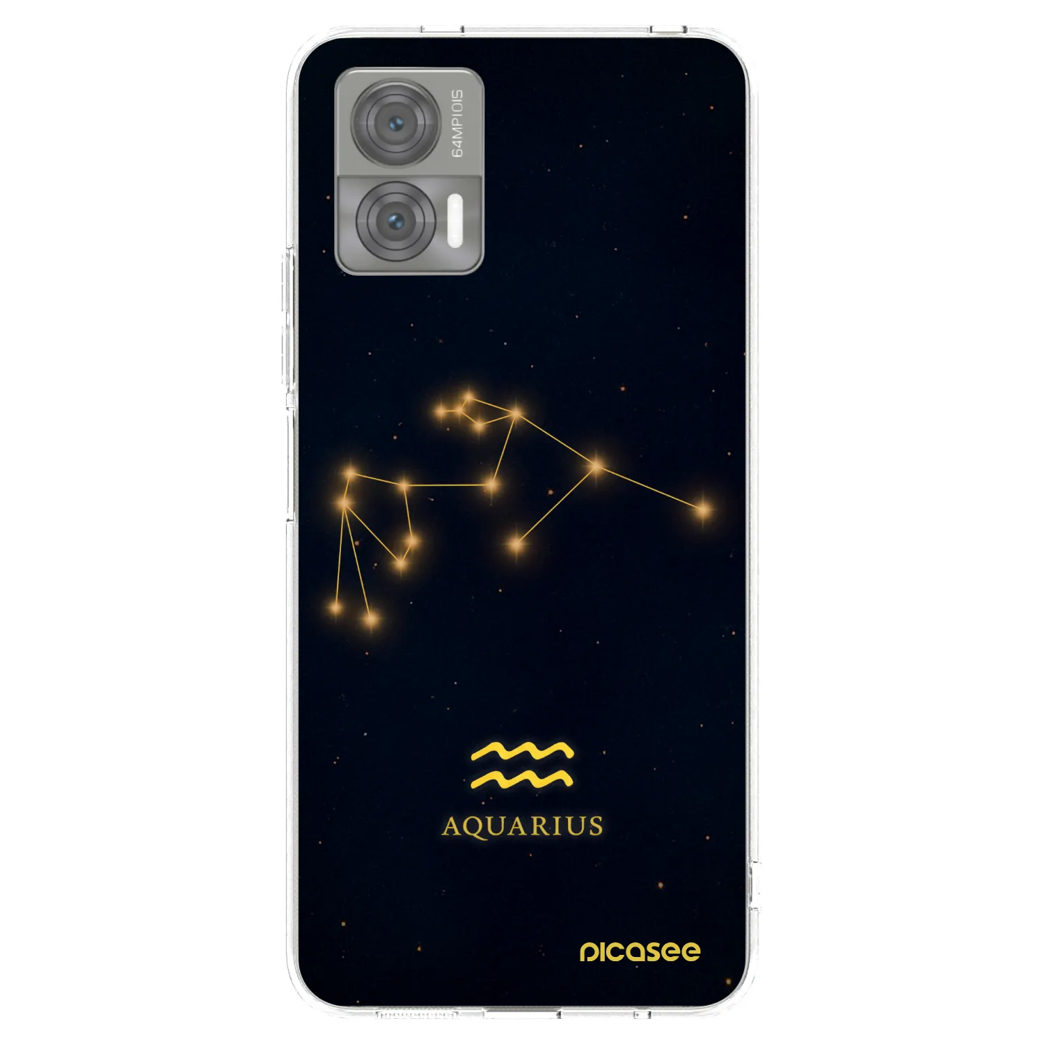 Picasee átlátszó szilikon tok az alábbi mobiltelefonokra Motorola Edge 30 Neo - AQUARIUS