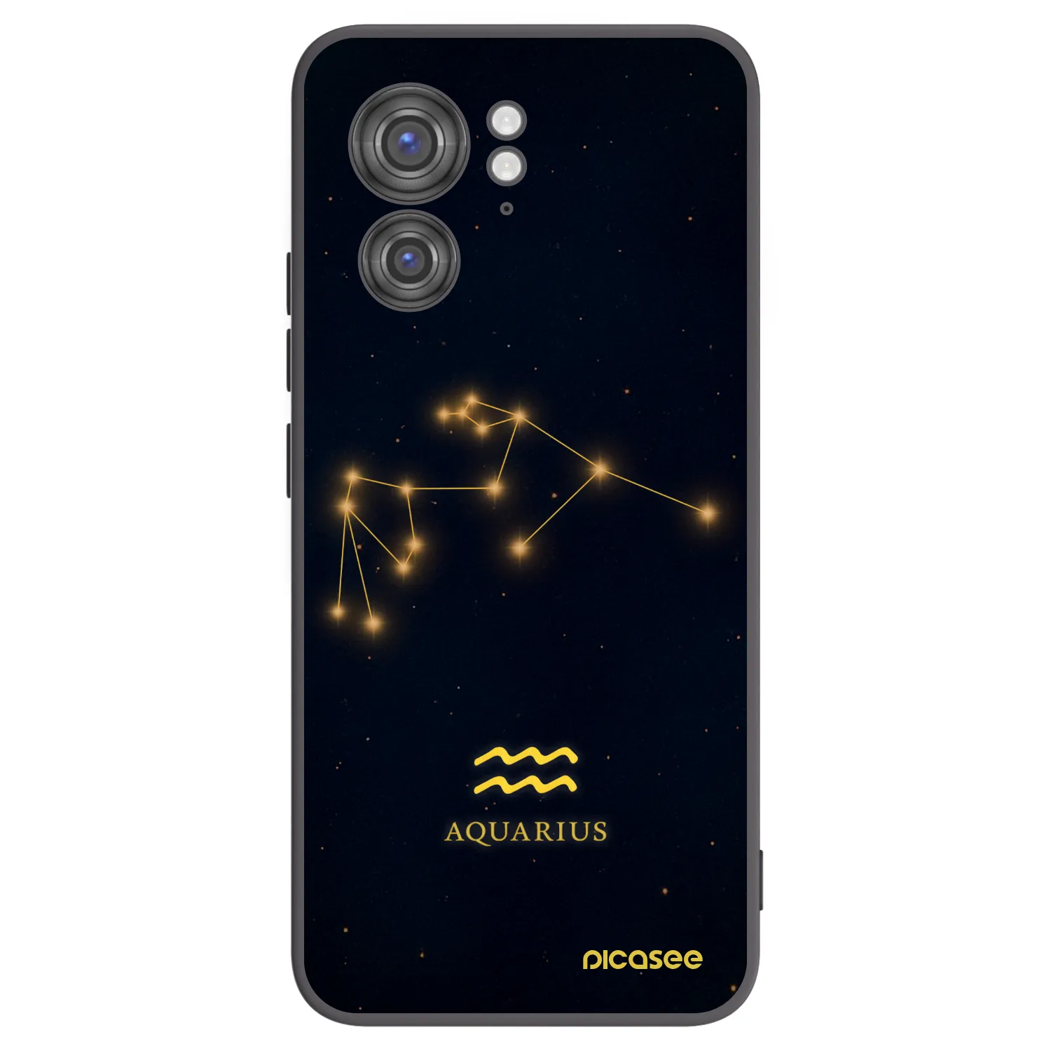 Picasee fekete szilikon tok az alábbi mobiltelefonokra Motorola Edge 40 - AQUARIUS