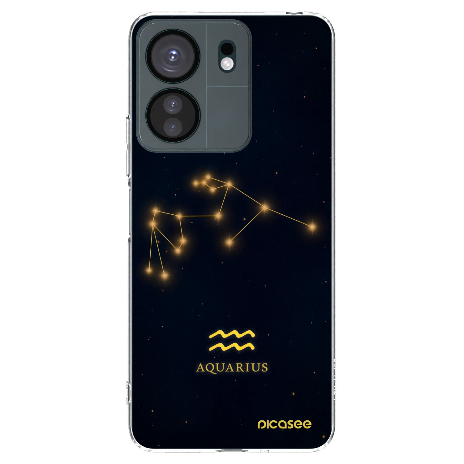 Picasee átlátszó szilikon tok az alábbi mobiltelefonokra Xiaomi Redmi 13C 4G - AQUARIUS