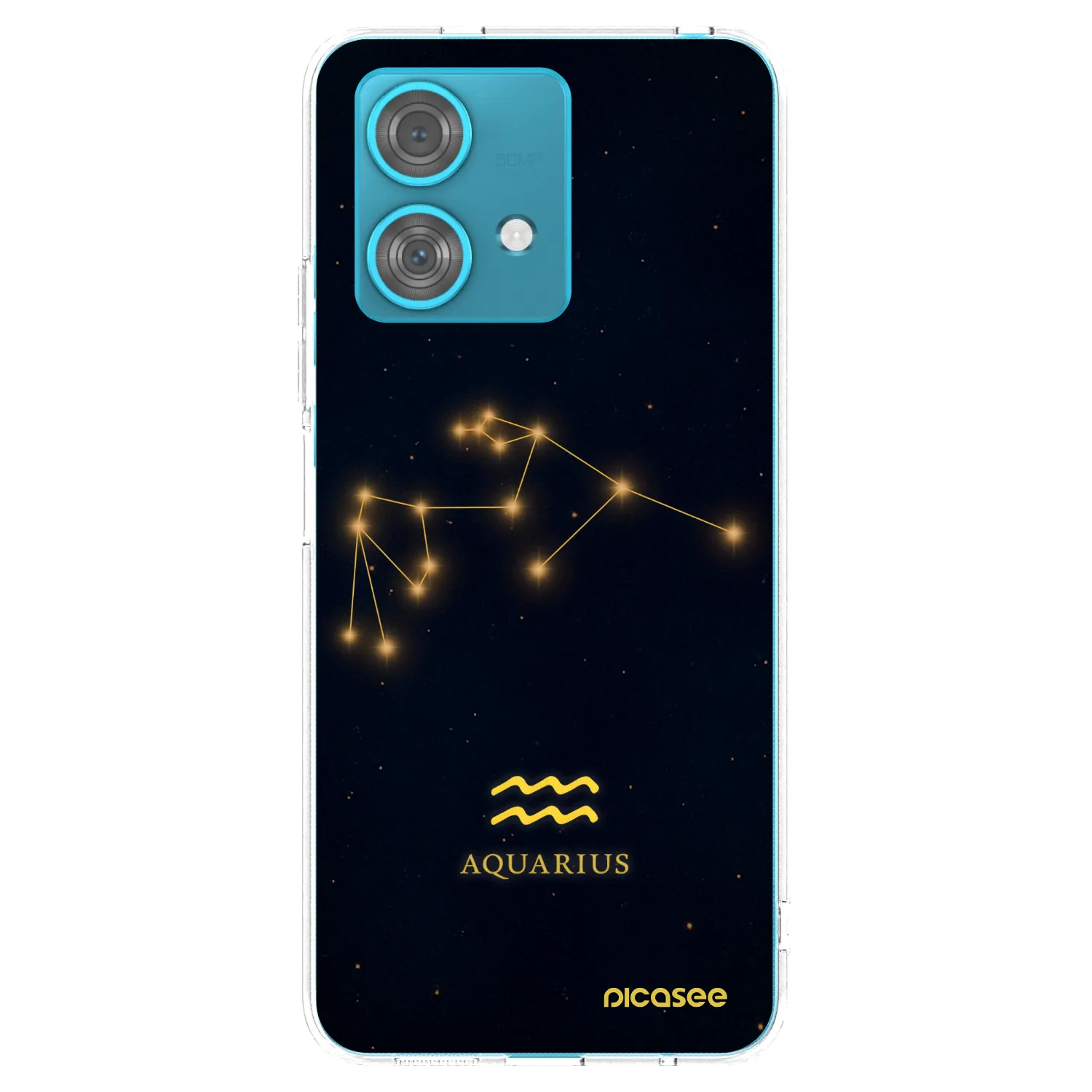 Picasee átlátszó szilikon tok az alábbi mobiltelefonokra Motorola Edge 40 Neo - AQUARIUS