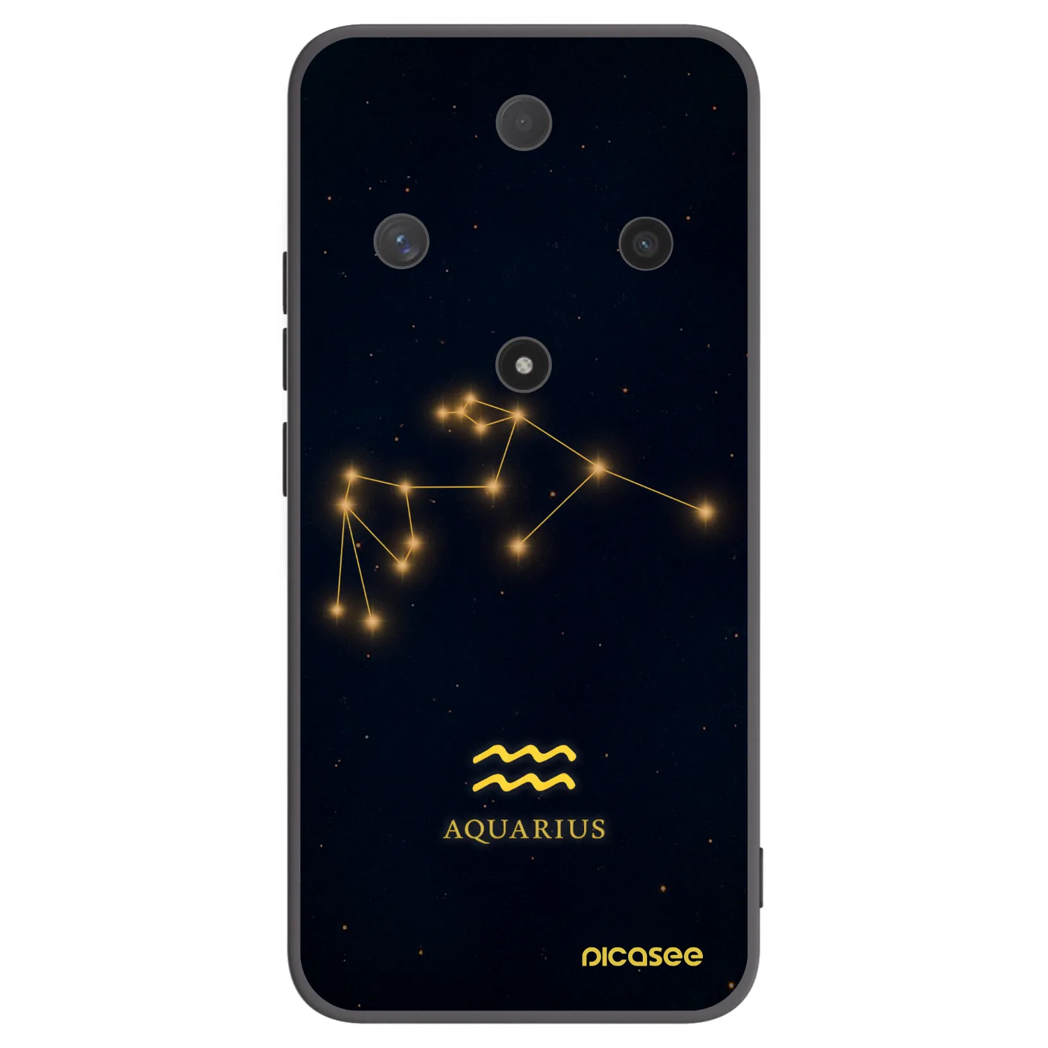 Picasee fekete szilikon tok az alábbi mobiltelefonokra Honor Magic6 Lite 5G - AQUARIUS