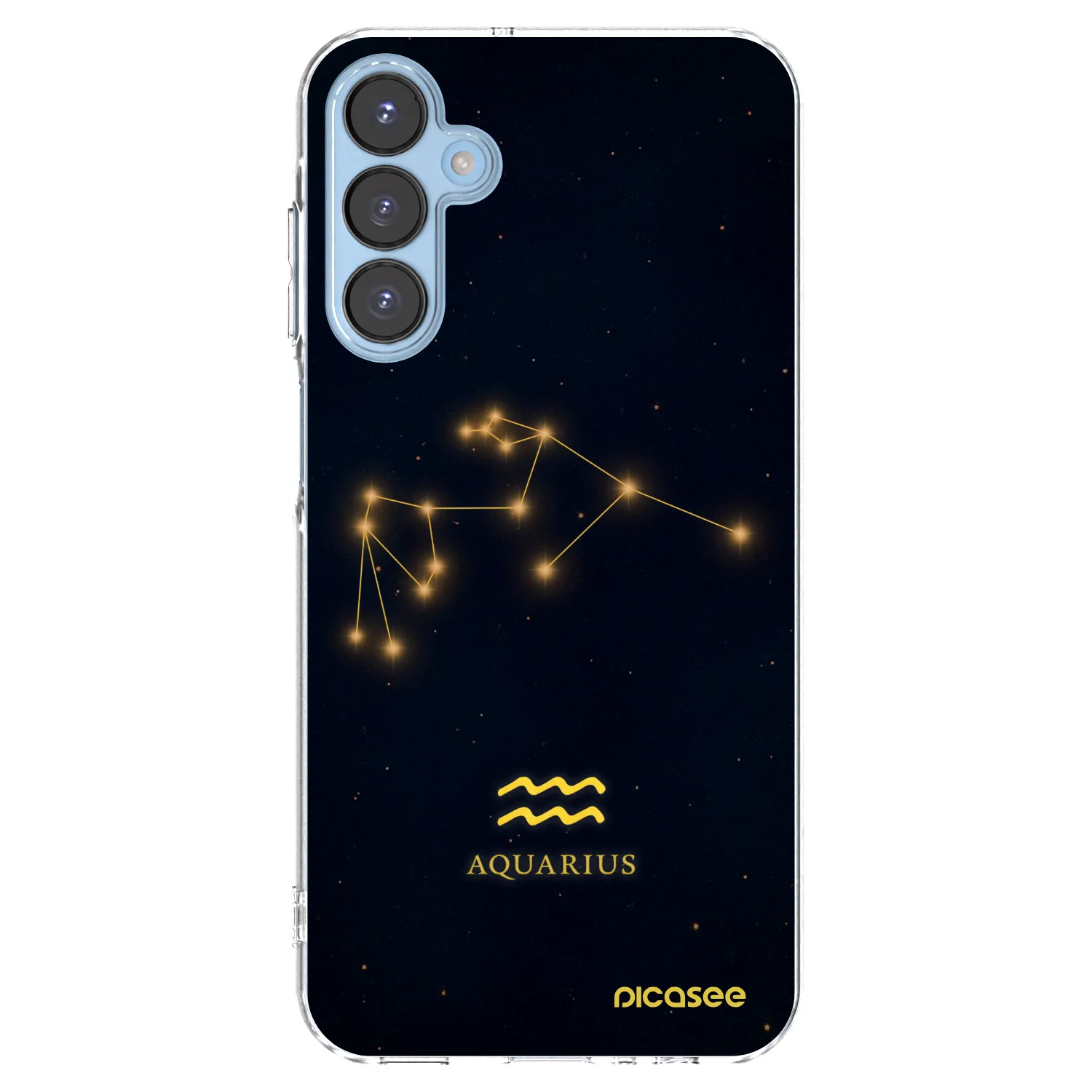 Picasee átlátszó szilikon tok az alábbi mobiltelefonokra Samsung Galaxy A15 A156B 5G - AQUARIUS