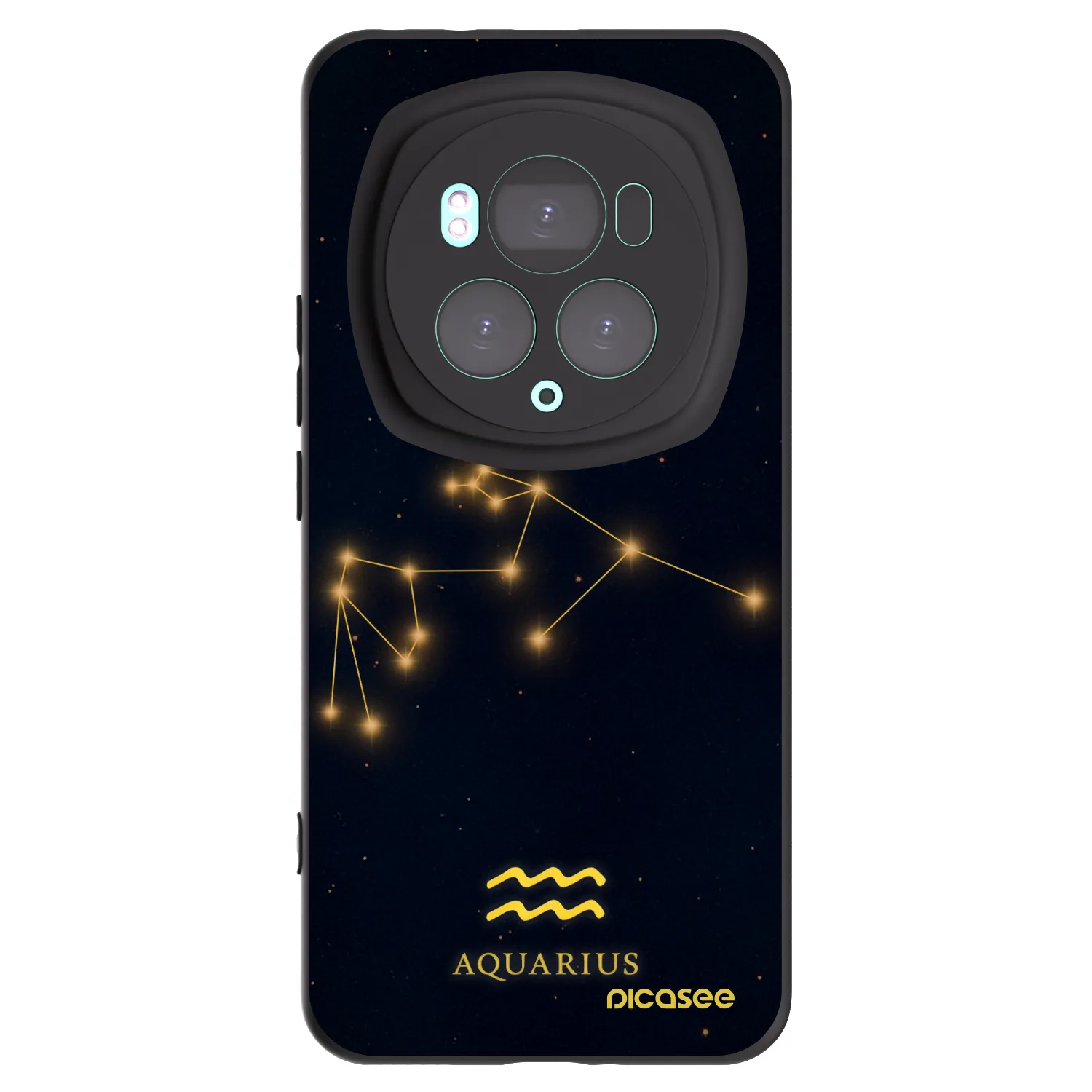 Picasee fekete szilikon tok az alábbi mobiltelefonokra Honor Magic6 Pro - AQUARIUS