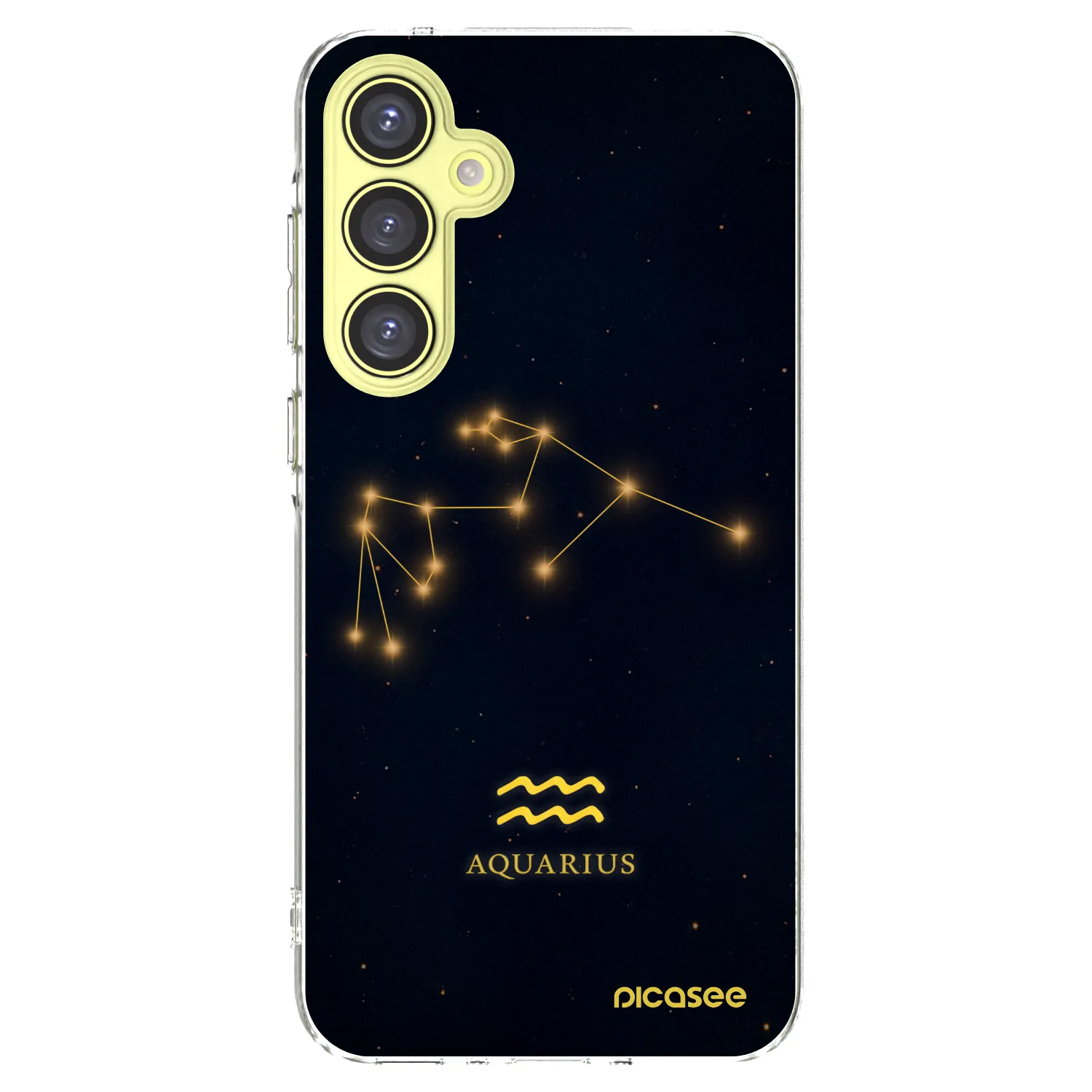 Picasee átlátszó szilikon tok az alábbi mobiltelefonokra Samsung Galaxy A35 5G A356B - AQUARIUS