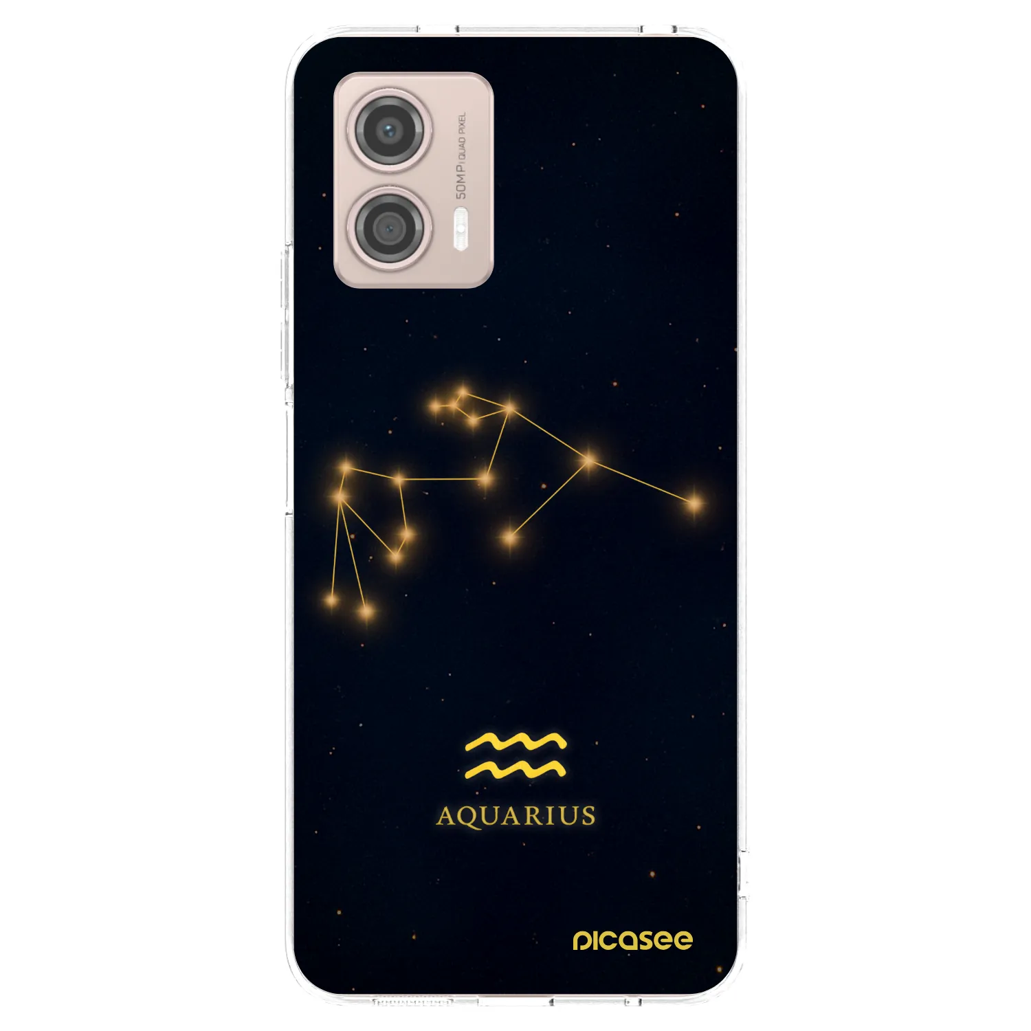Picasee átlátszó szilikon tok az alábbi mobiltelefonokra Motorola Moto G53 5G - AQUARIUS