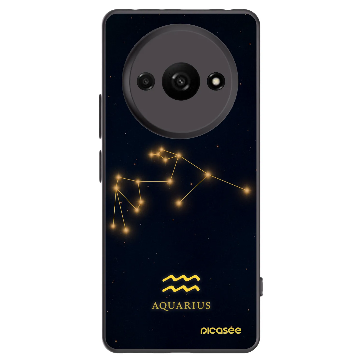 Picasee fekete szilikon tok az alábbi mobiltelefonokra Xiaomi Redmi A3 - AQUARIUS