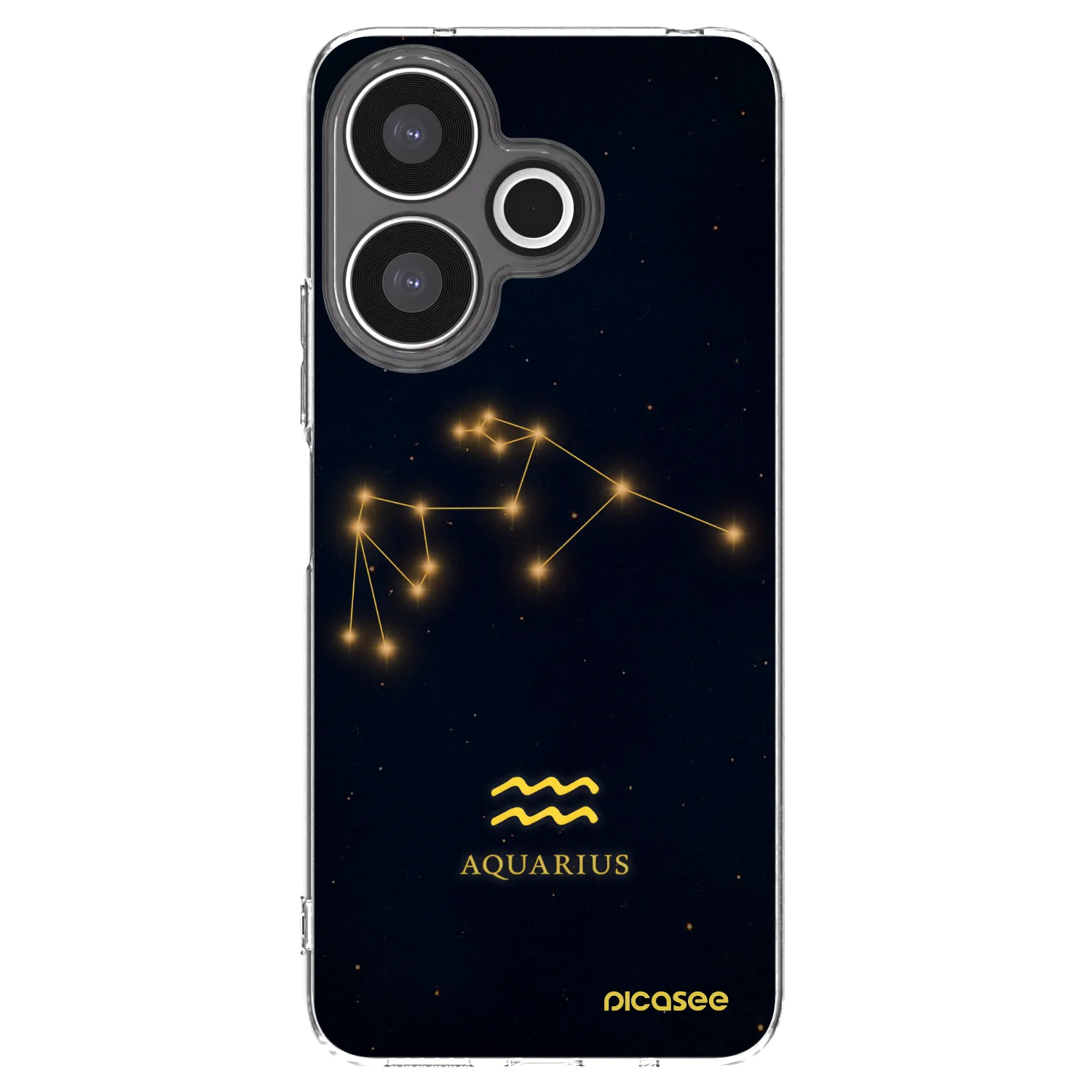 Picasee átlátszó szilikon tok az alábbi mobiltelefonokra Xiaomi Redmi 13 4G - AQUARIUS