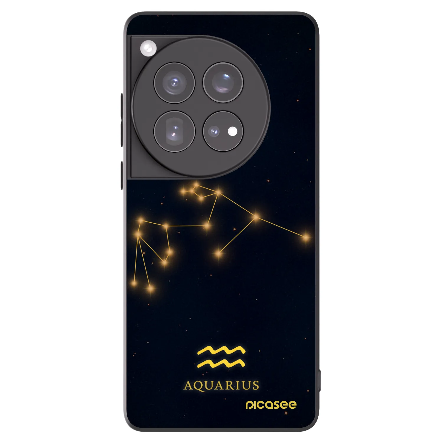 Picasee fekete szilikon tok az alábbi mobiltelefonokra OnePlus 12 5G - AQUARIUS
