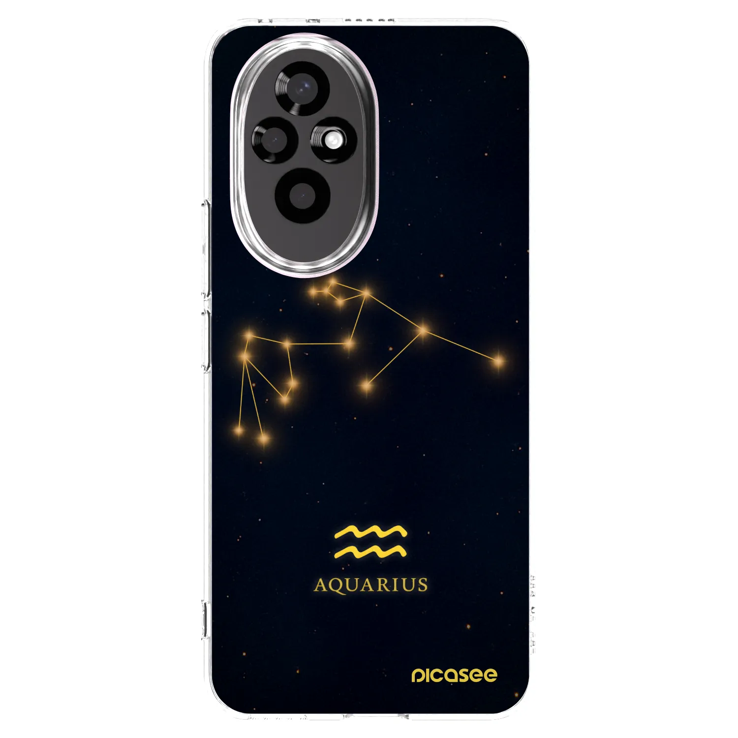 Picasee átlátszó szilikon tok az alábbi mobiltelefonokra Honor 200 Pro 5G - AQUARIUS