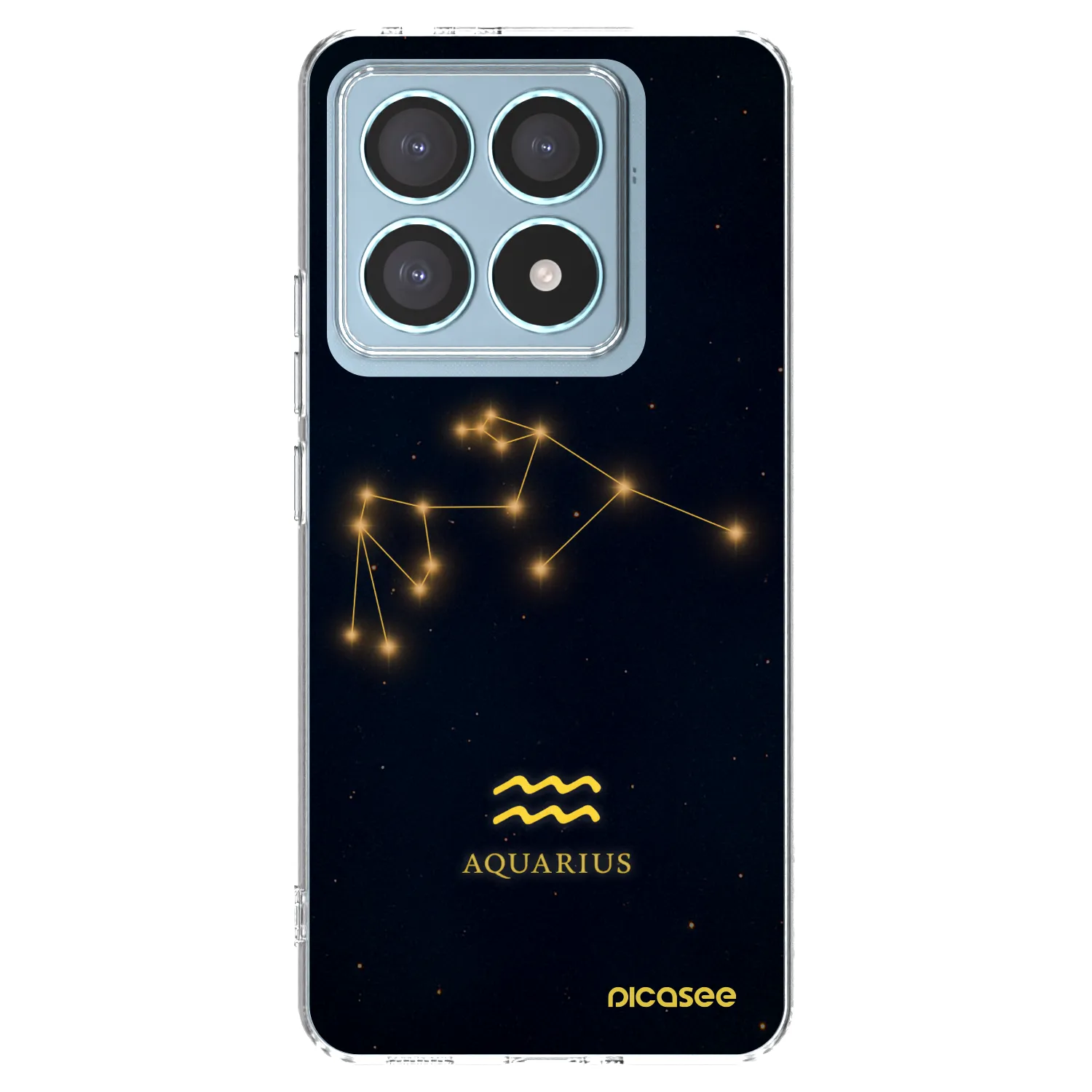 Picasee átlátszó szilikon tok az alábbi mobiltelefonokra Xiaomi 14T Pro - AQUARIUS