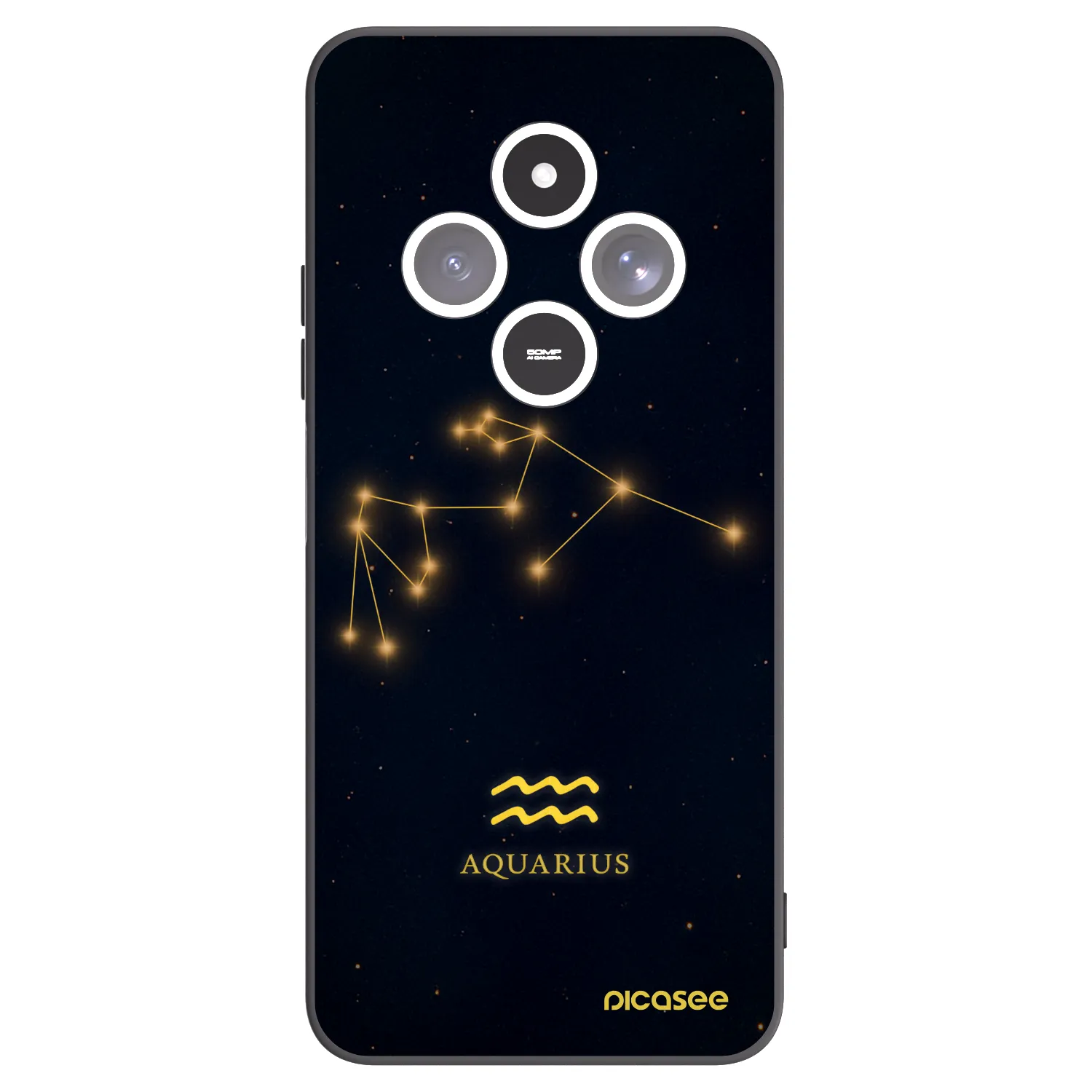 Picasee fekete szilikon tok az alábbi mobiltelefonokra Xiaomi Redmi 14C - AQUARIUS