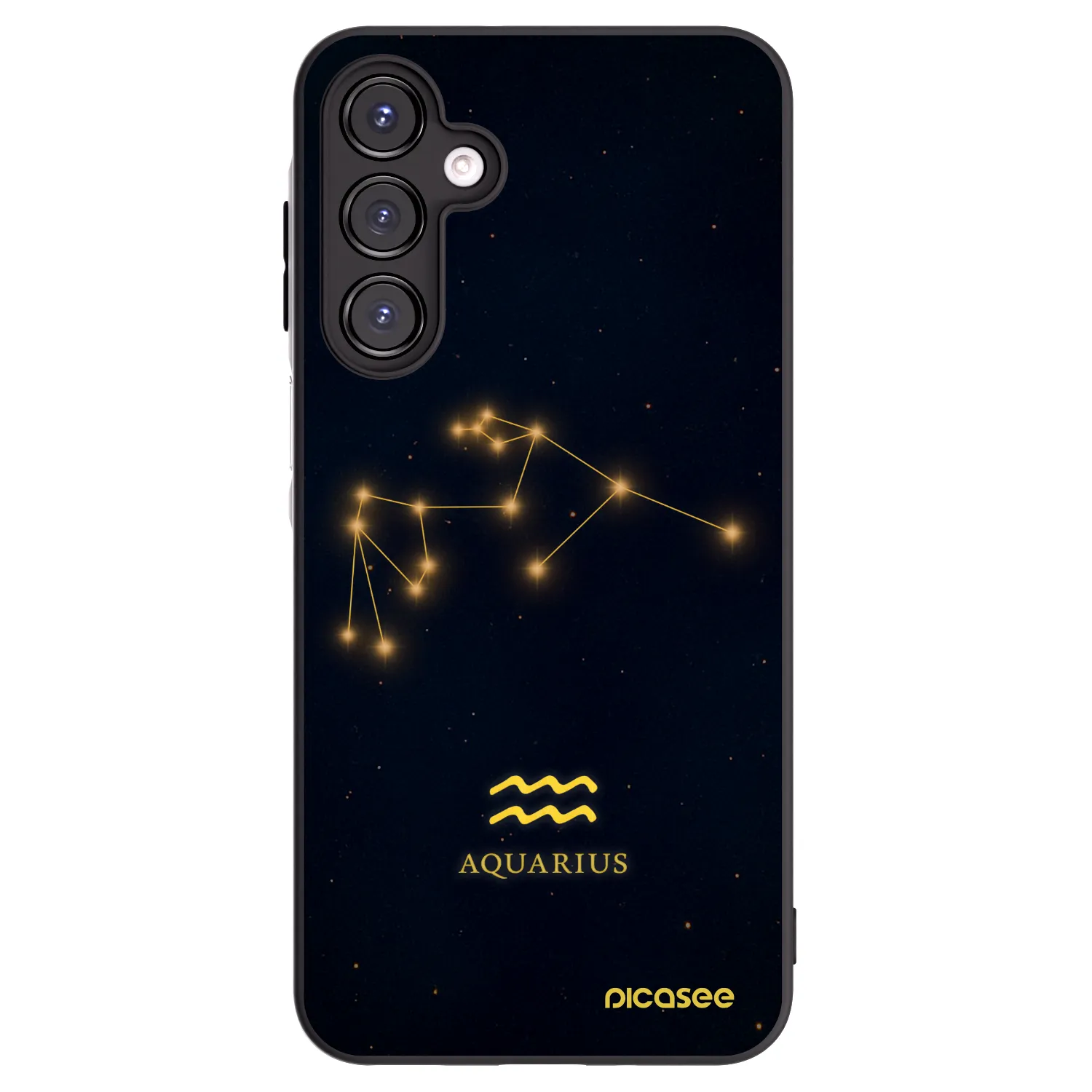 Picasee fekete szilikon tok az alábbi mobiltelefonokra Samsung Galaxy A16 5G - AQUARIUS