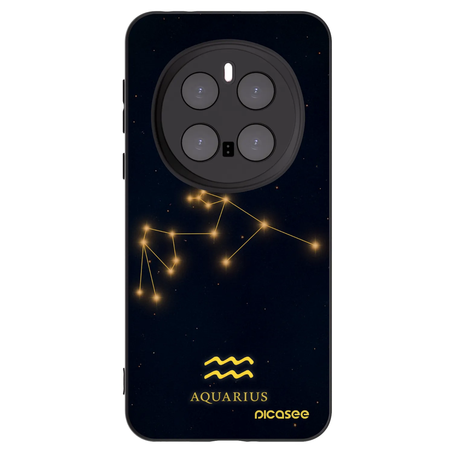 Picasee fekete szilikon tok az alábbi mobiltelefonokra Honor Magic7 Pro 5G - AQUARIUS