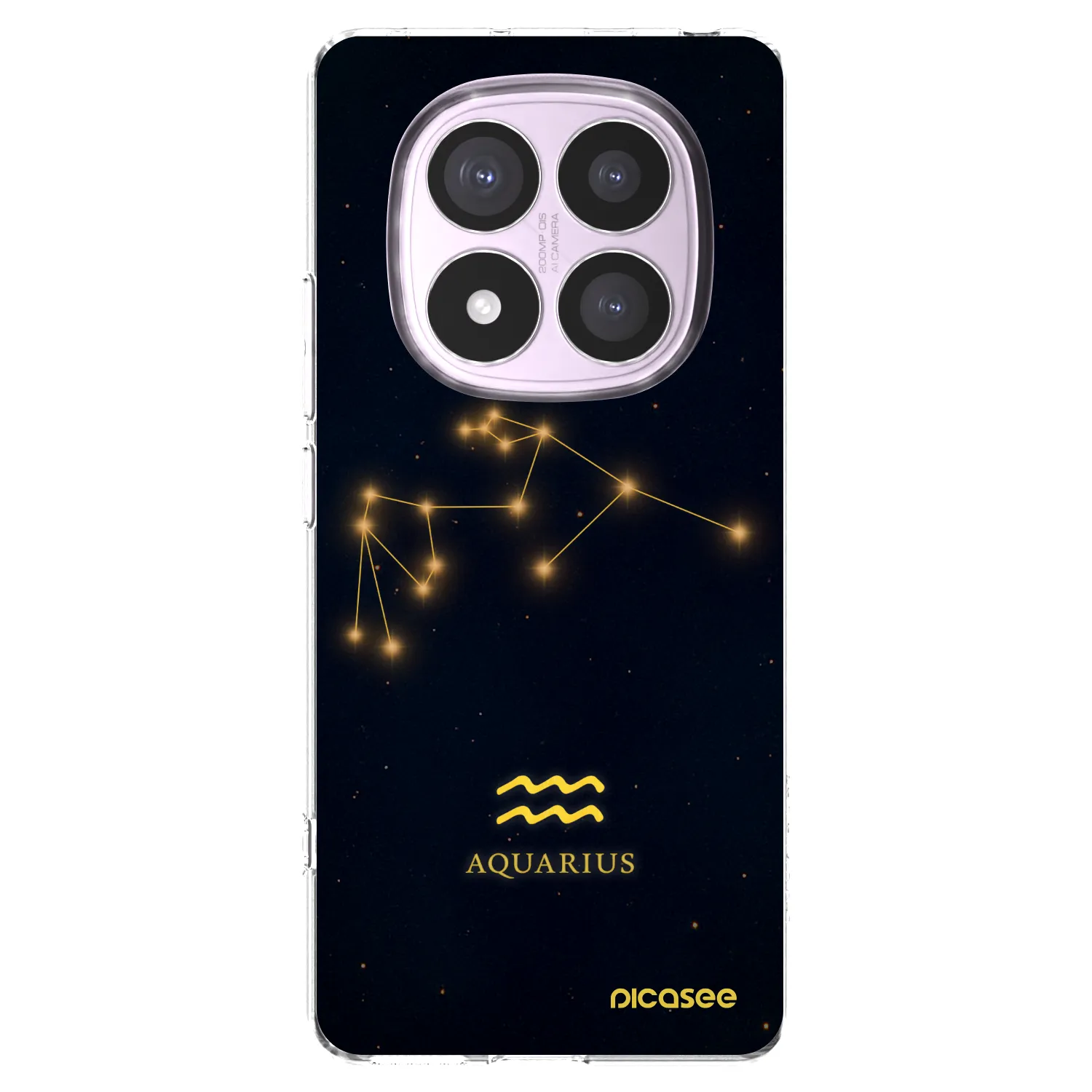 Picasee átlátszó szilikon tok az alábbi mobiltelefonokra Xiaomi Redmi Note 14 Pro 4G - AQUARIUS