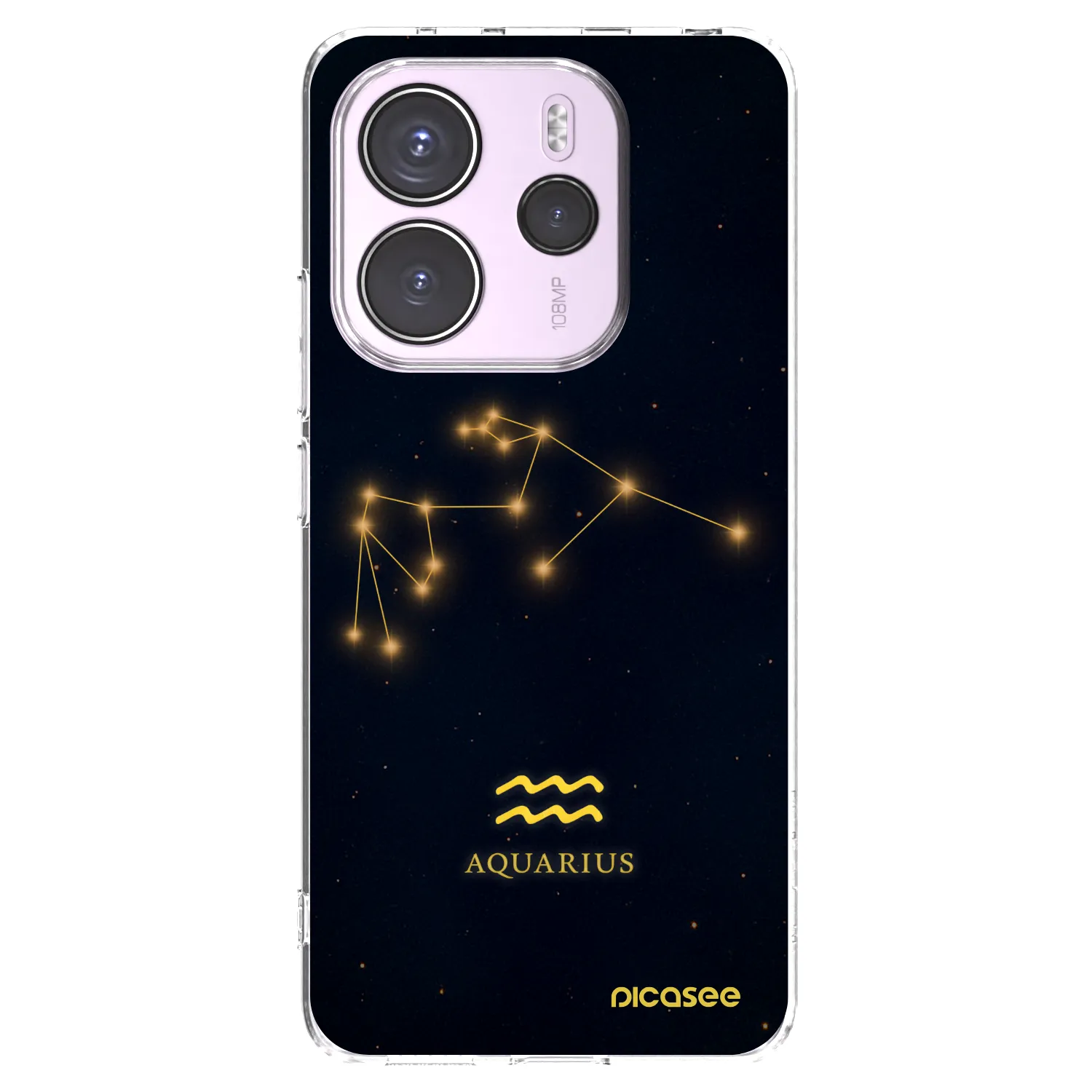 Picasee átlátszó szilikon tok az alábbi mobiltelefonokra Xiaomi Redmi Note 14 4G - AQUARIUS