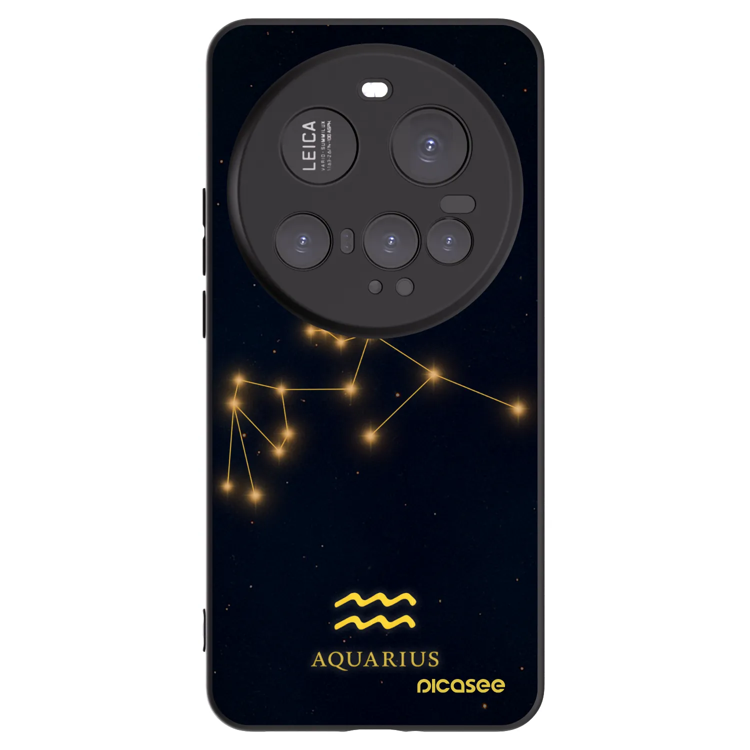 Picasee fekete szilikon tok az alábbi mobiltelefonokra Xiaomi 15 Ultra - AQUARIUS