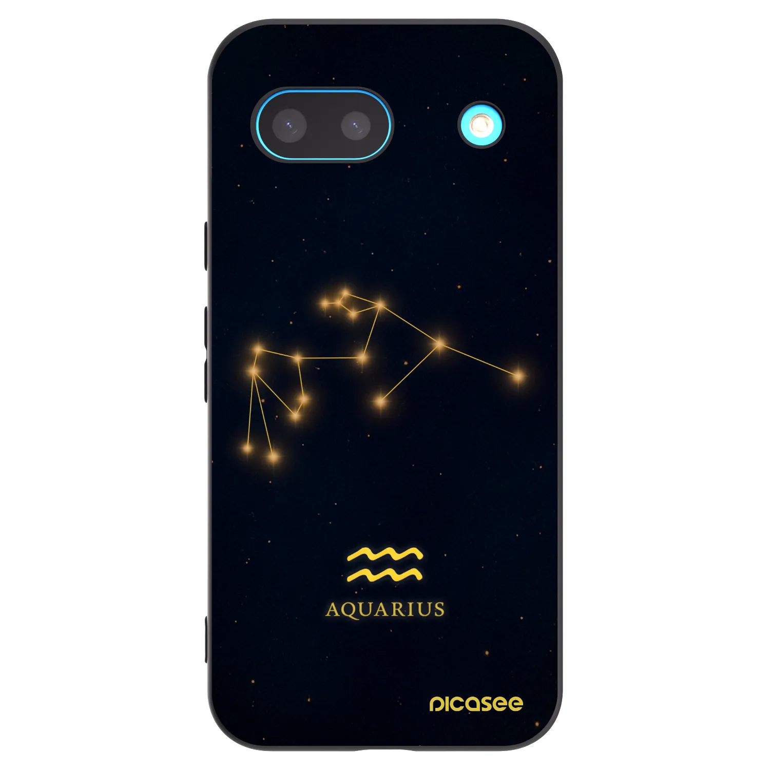 Picasee fekete szilikon tok az alábbi mobiltelefonokra Google Pixel 8 - AQUARIUS