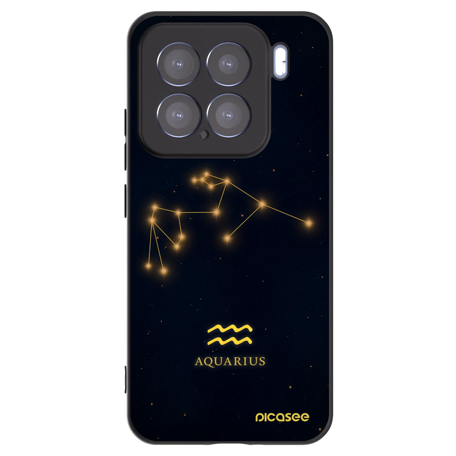 Picasee fekete szilikon tok az alábbi mobiltelefonokra Xiaomi 15 - AQUARIUS