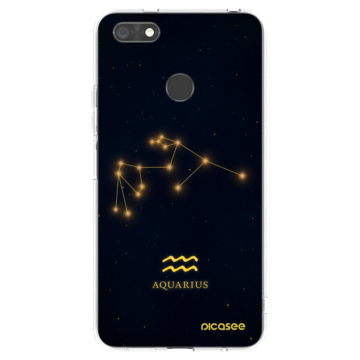 Picasee átlátszó szilikon tok az alábbi mobiltelefonokra Huawei P9 Lite Mini - AQUARIUS