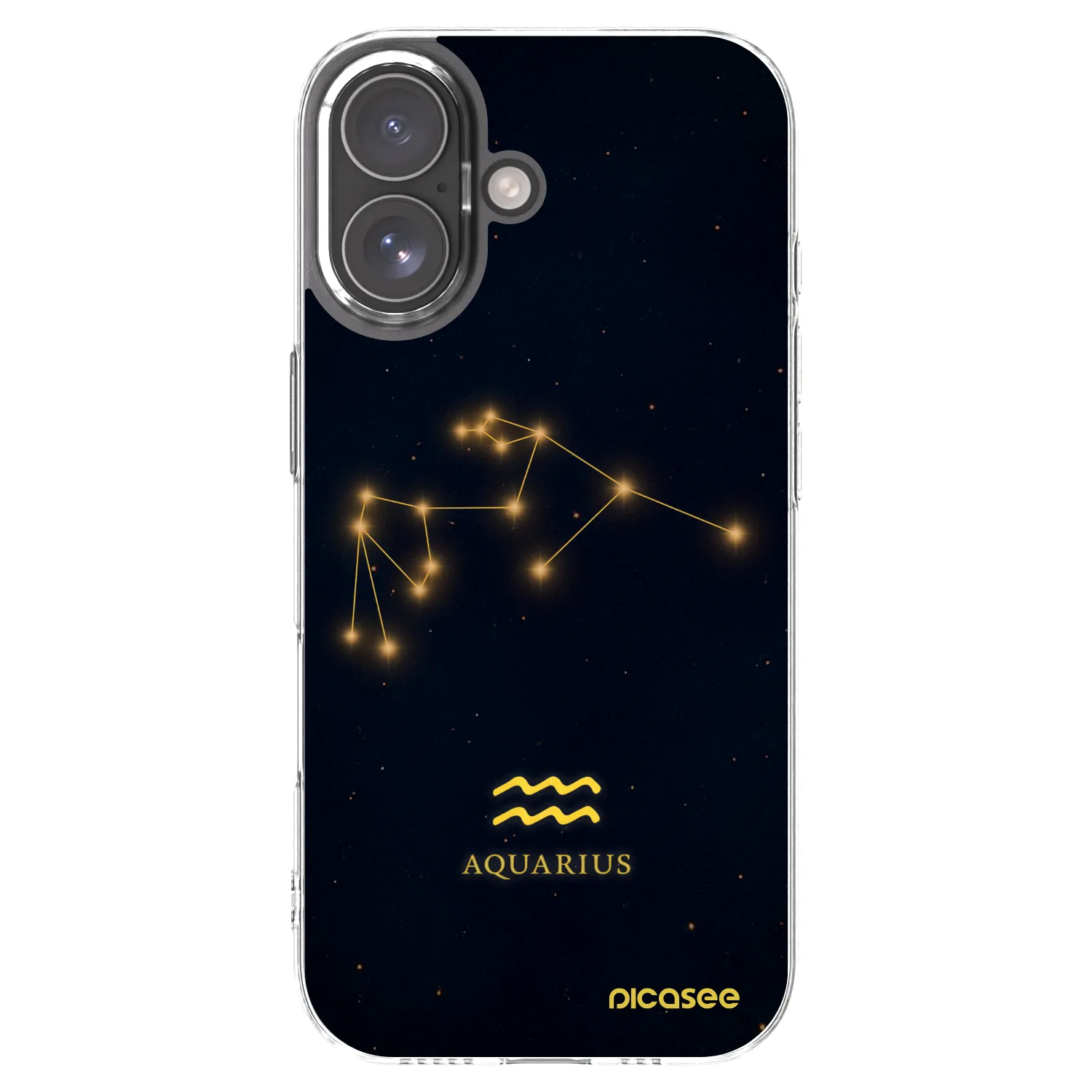 Picasee átlátszó szilikon tok az alábbi mobiltelefonokra Apple iPhone 17 - AQUARIUS
