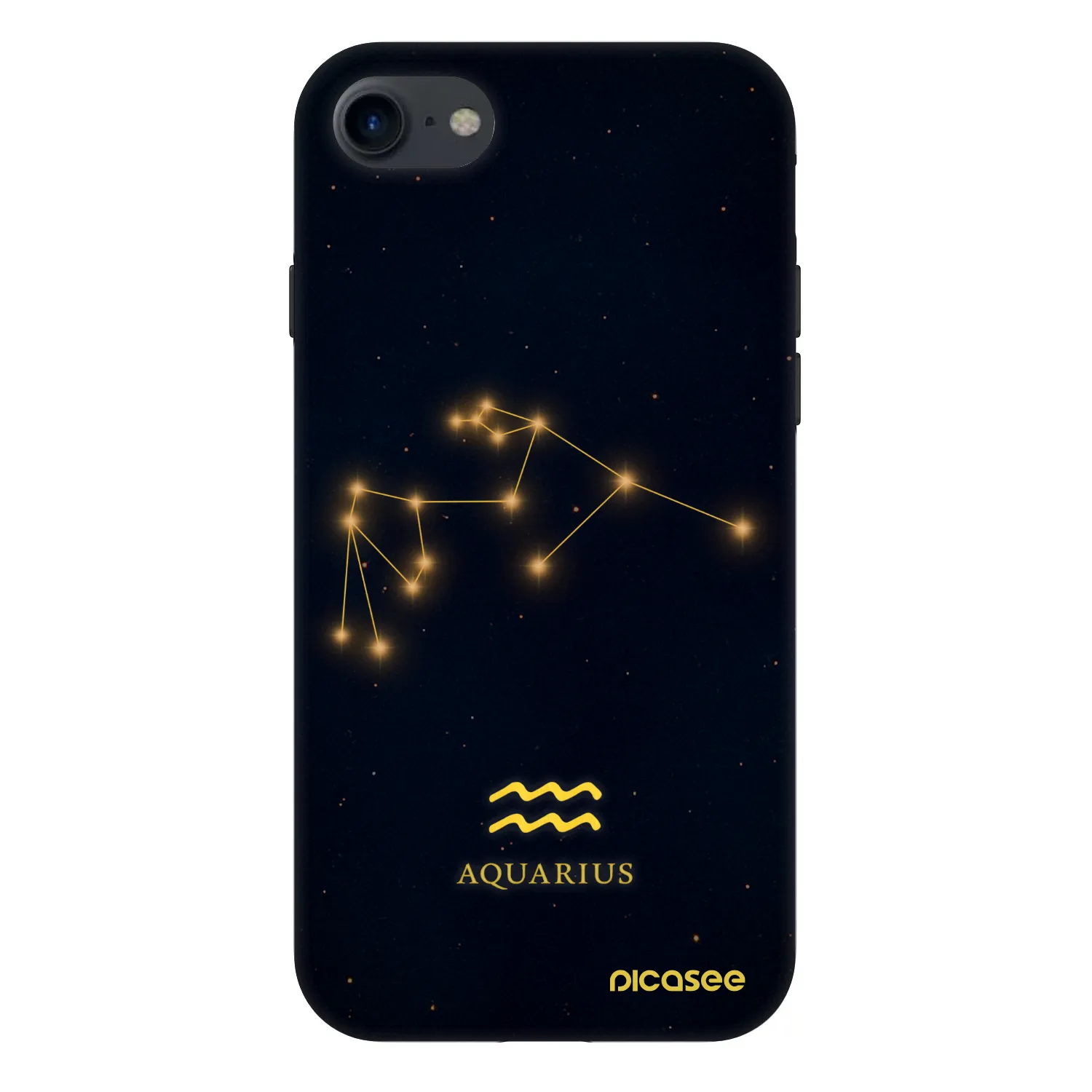 Picasee Fashion Case Apple iPhone SE 2020 - AQUARIUS
