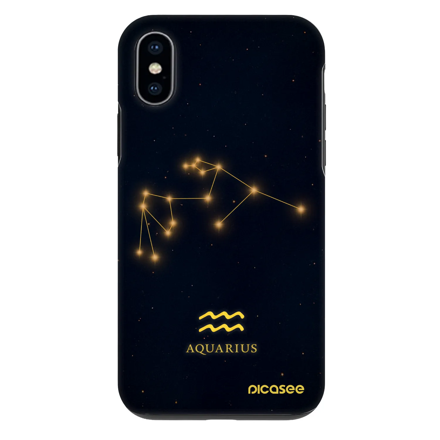Picasee Fashion Case Apple iPhone X/XS - AQUARIUS