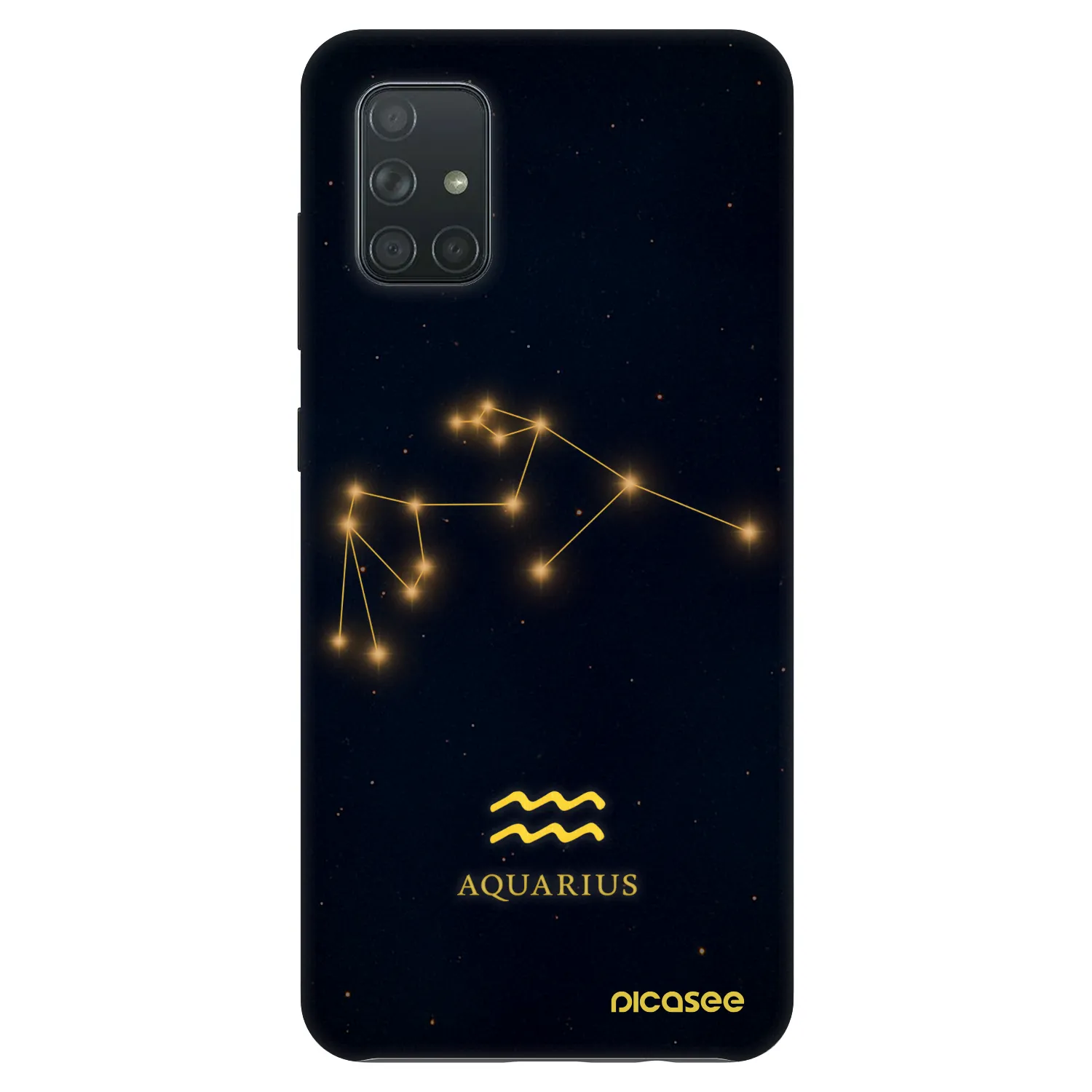 Picasee Fashion Case Samsung Galaxy A71 A715F - AQUARIUS