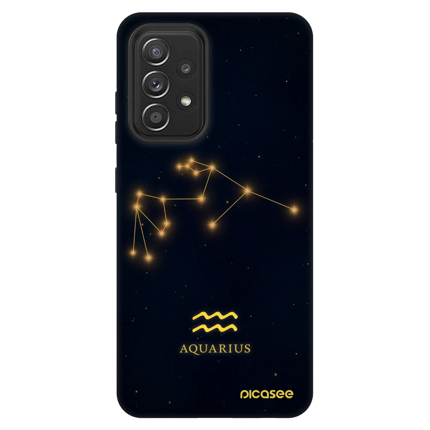 Picasee Fashion Case Samsung Galaxy A52 5G A525F - AQUARIUS