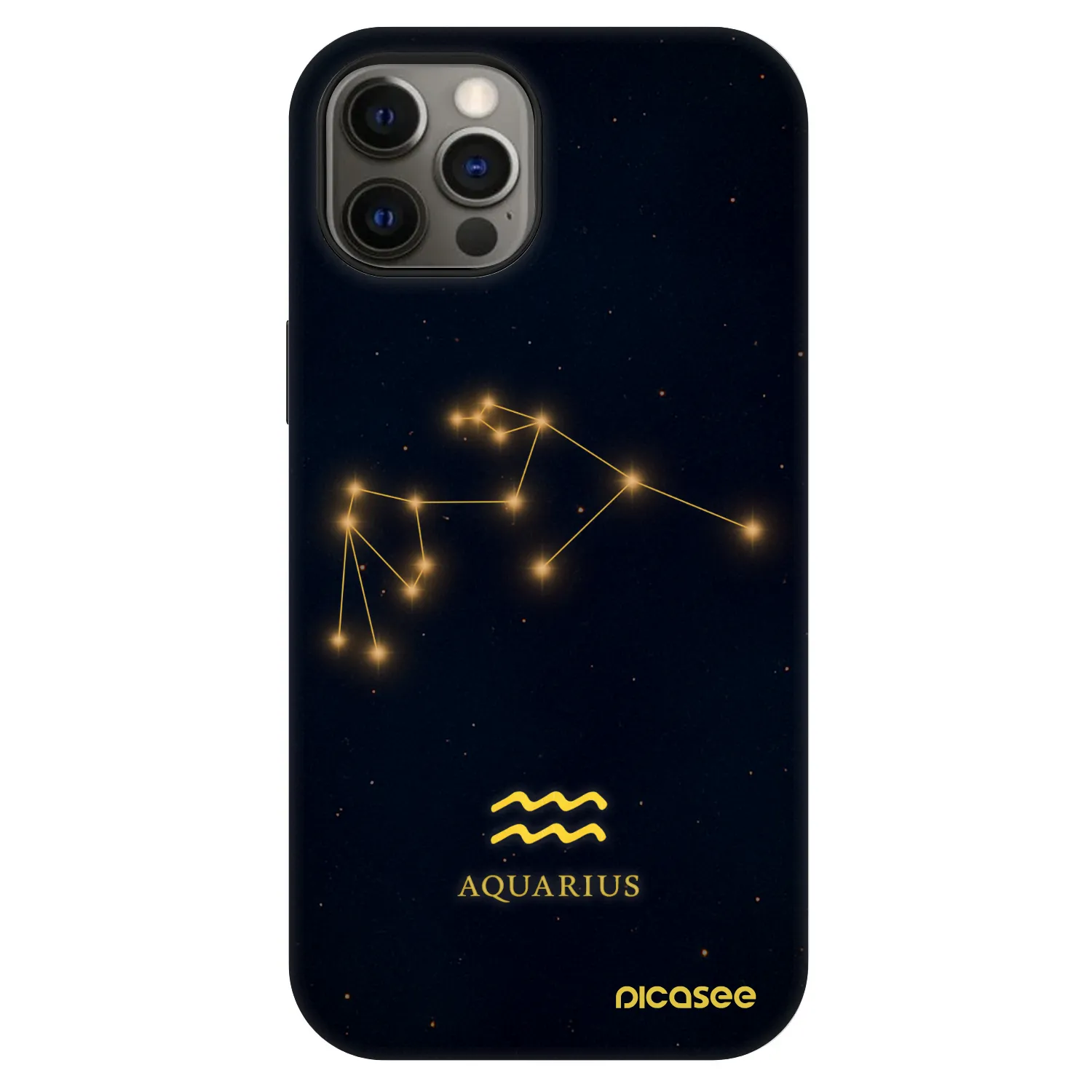 Picasee Fashion Case MagSafe Apple iPhone 12 - AQUARIUS
