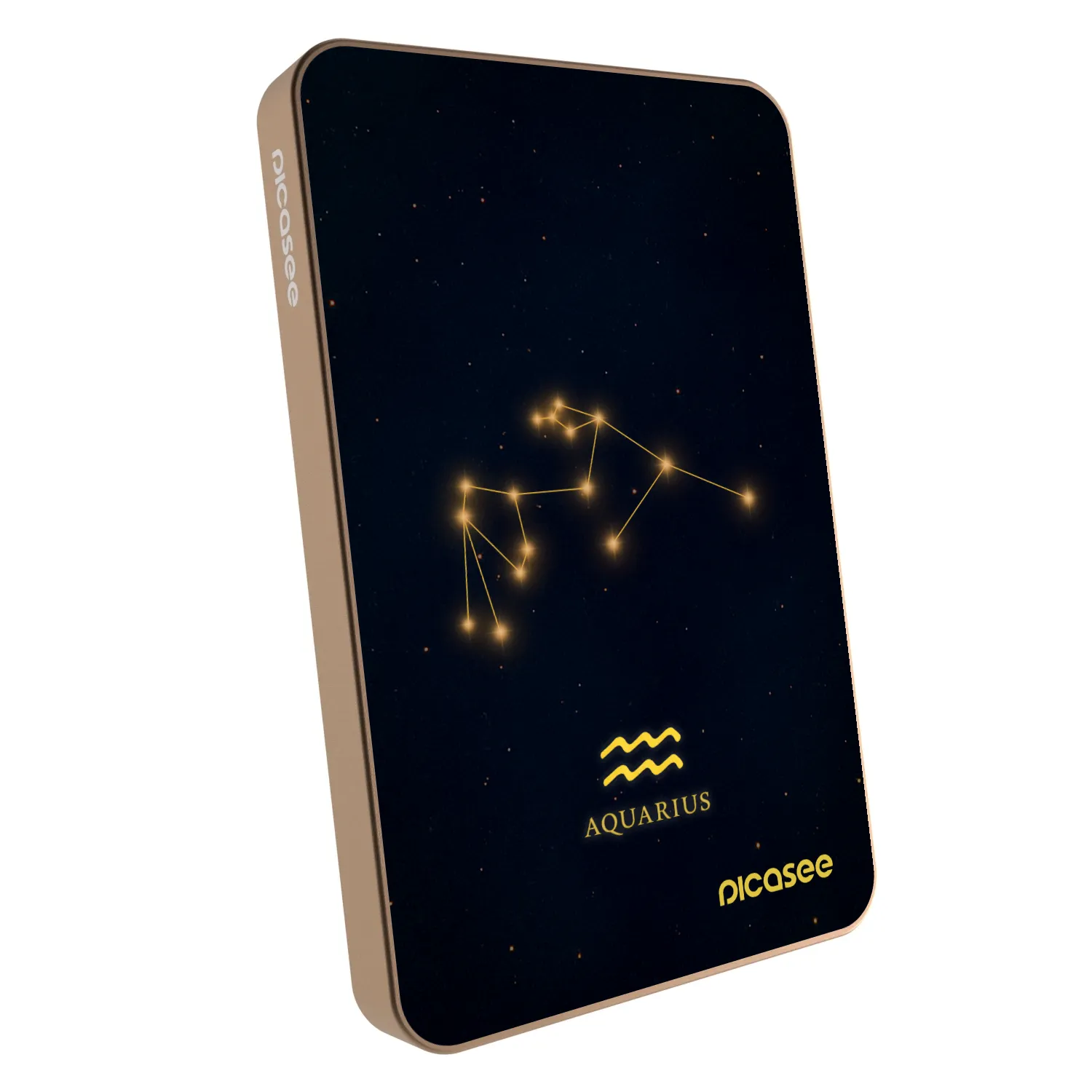 Picasee Powerbank MagSafe 5 000 mAh Aranysárga - AQUARIUS