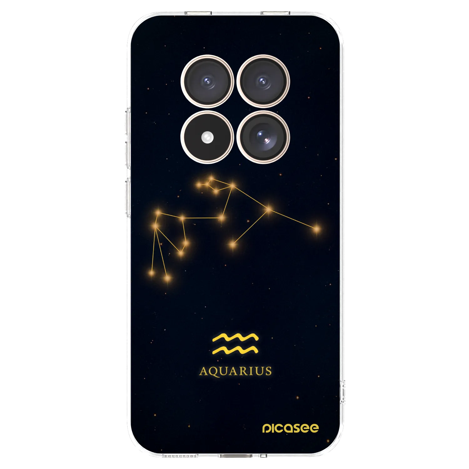 Picasee átlátszó szilikon tok az alábbi mobiltelefonokra Xiaomi Redmi Note 15 Pro 4G - AQUARIUS