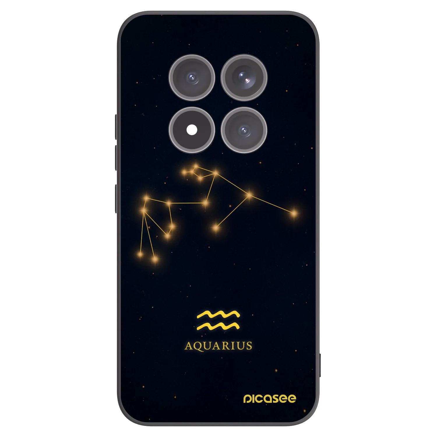 Picasee fekete szilikon tok az alábbi mobiltelefonokra Xiaomi Redmi Note 15 Pro+ - AQUARIUS