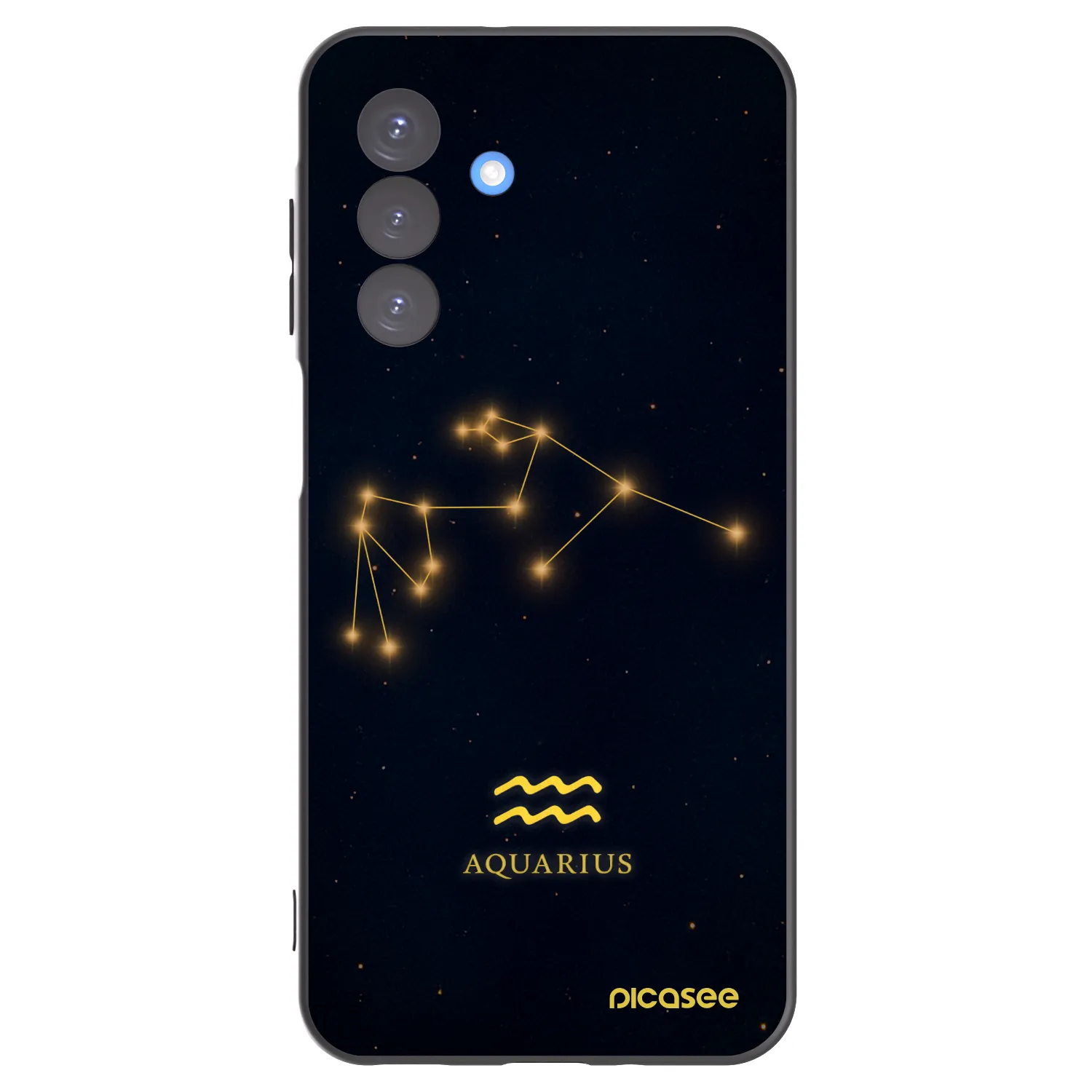 Picasee fekete szilikon tok az alábbi mobiltelefonokra Samsung Galaxy A17 5G - AQUARIUS