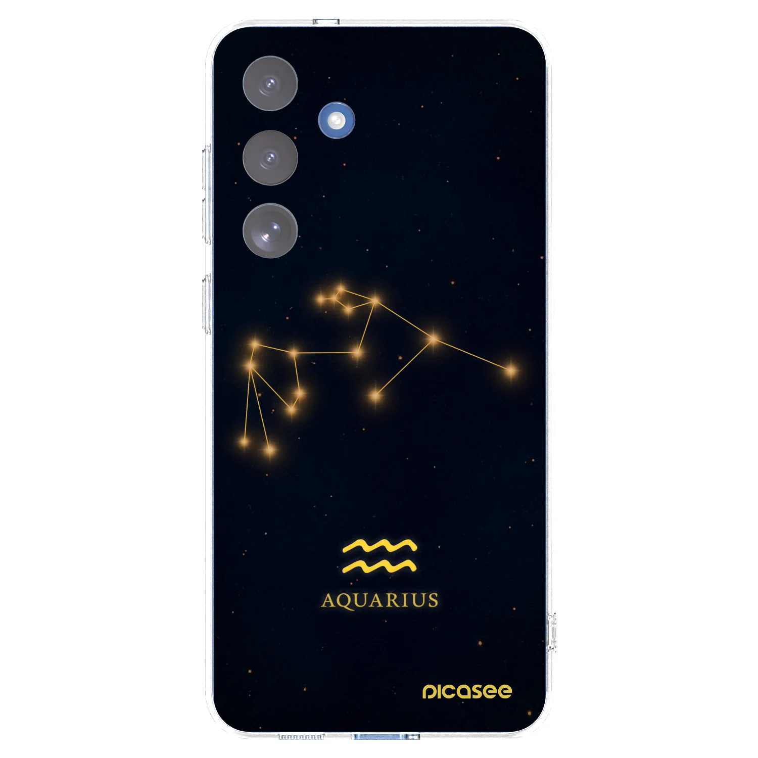 Picasee átlátszó szilikon tok az alábbi mobiltelefonokra Samsung Galaxy S25 FE 5G - AQUARIUS