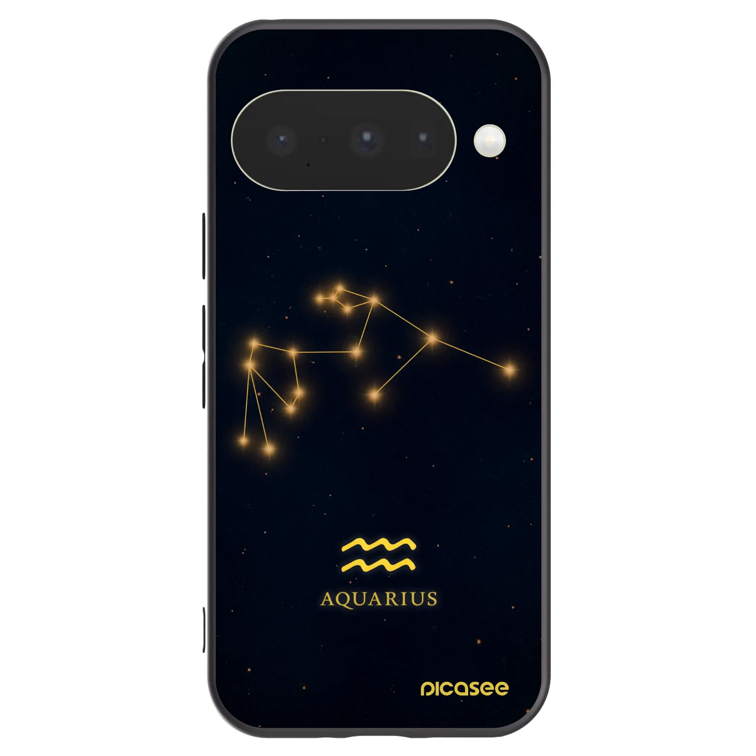 Picasee fekete szilikon tok az alábbi mobiltelefonokra Google Pixel 10 - AQUARIUS